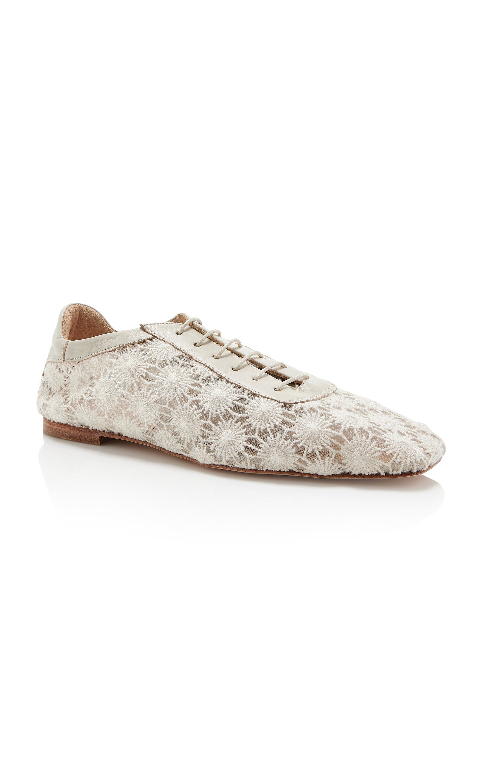 Chaussures Oxford Antonia en dentelle exclusives d'Andrea Gomez