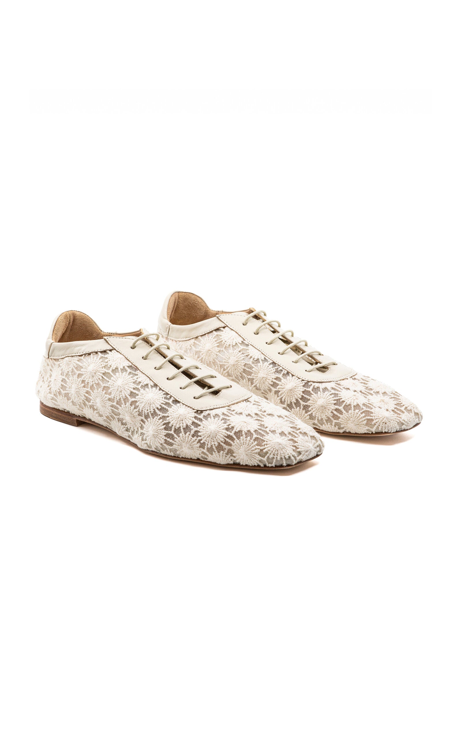 Chaussures Oxford Antonia en dentelle exclusives d'Andrea Gomez