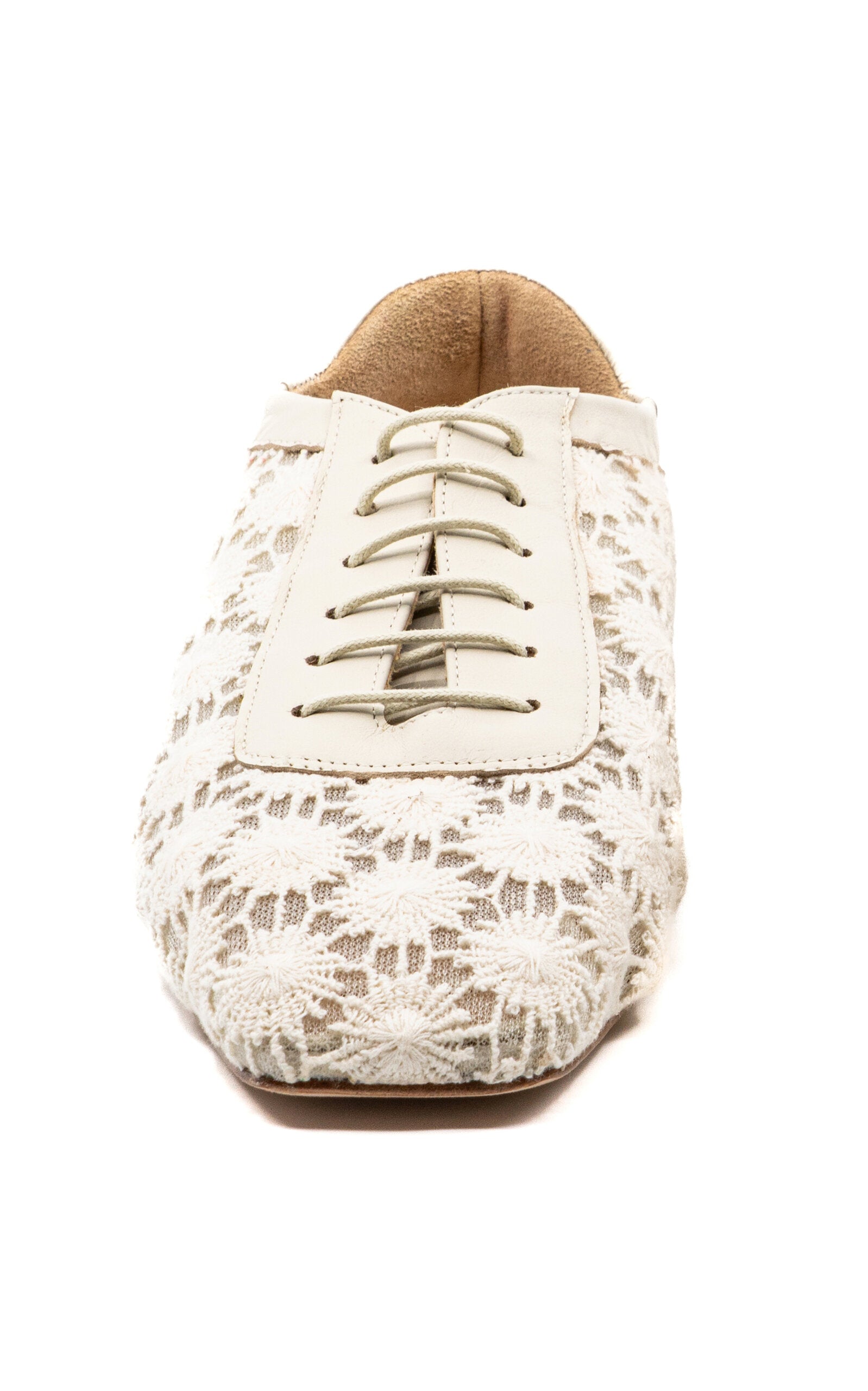 Chaussures Oxford Antonia en dentelle exclusives d'Andrea Gomez