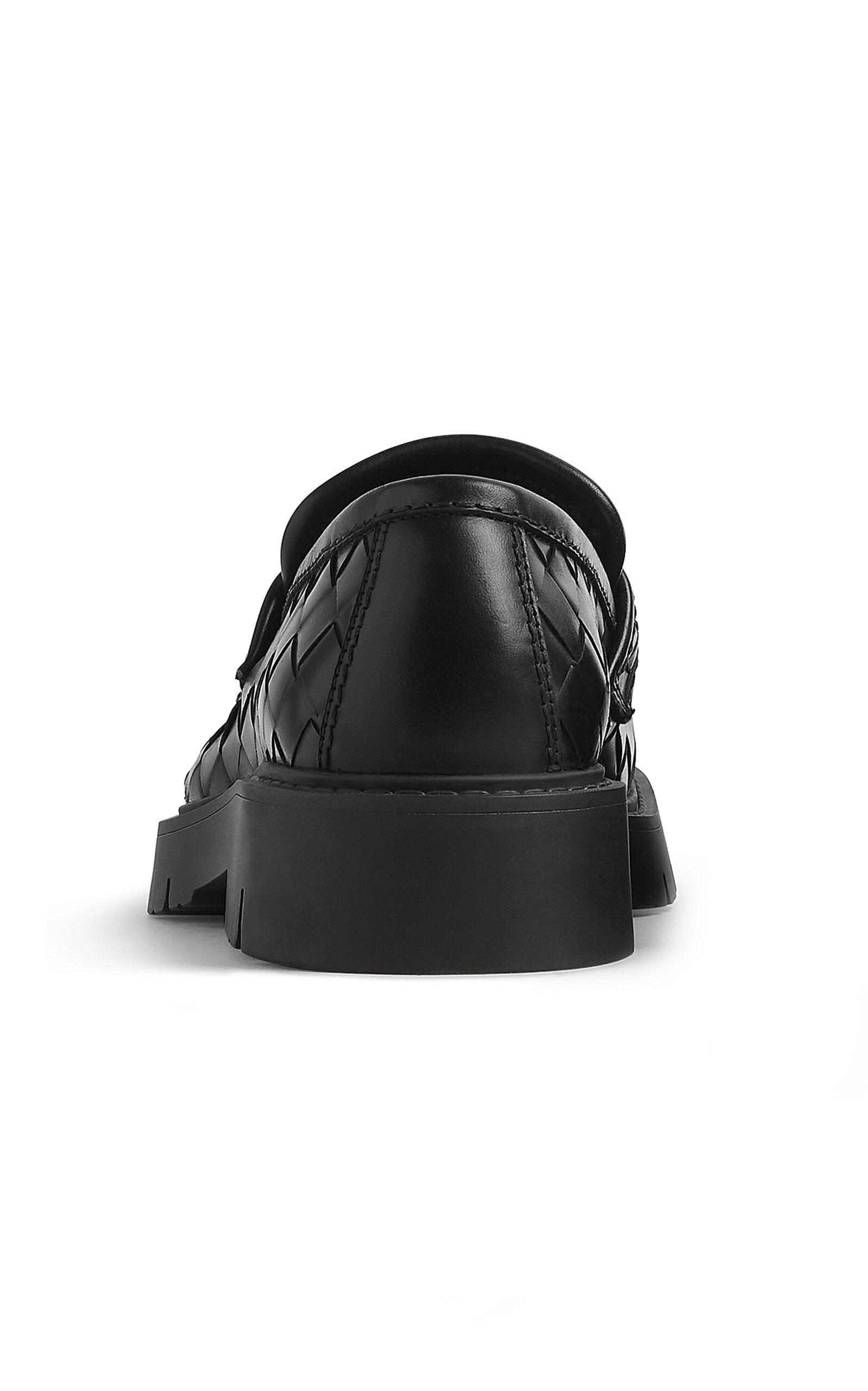 Bottega Veneta Haddock Intrecciato Leather Loafers