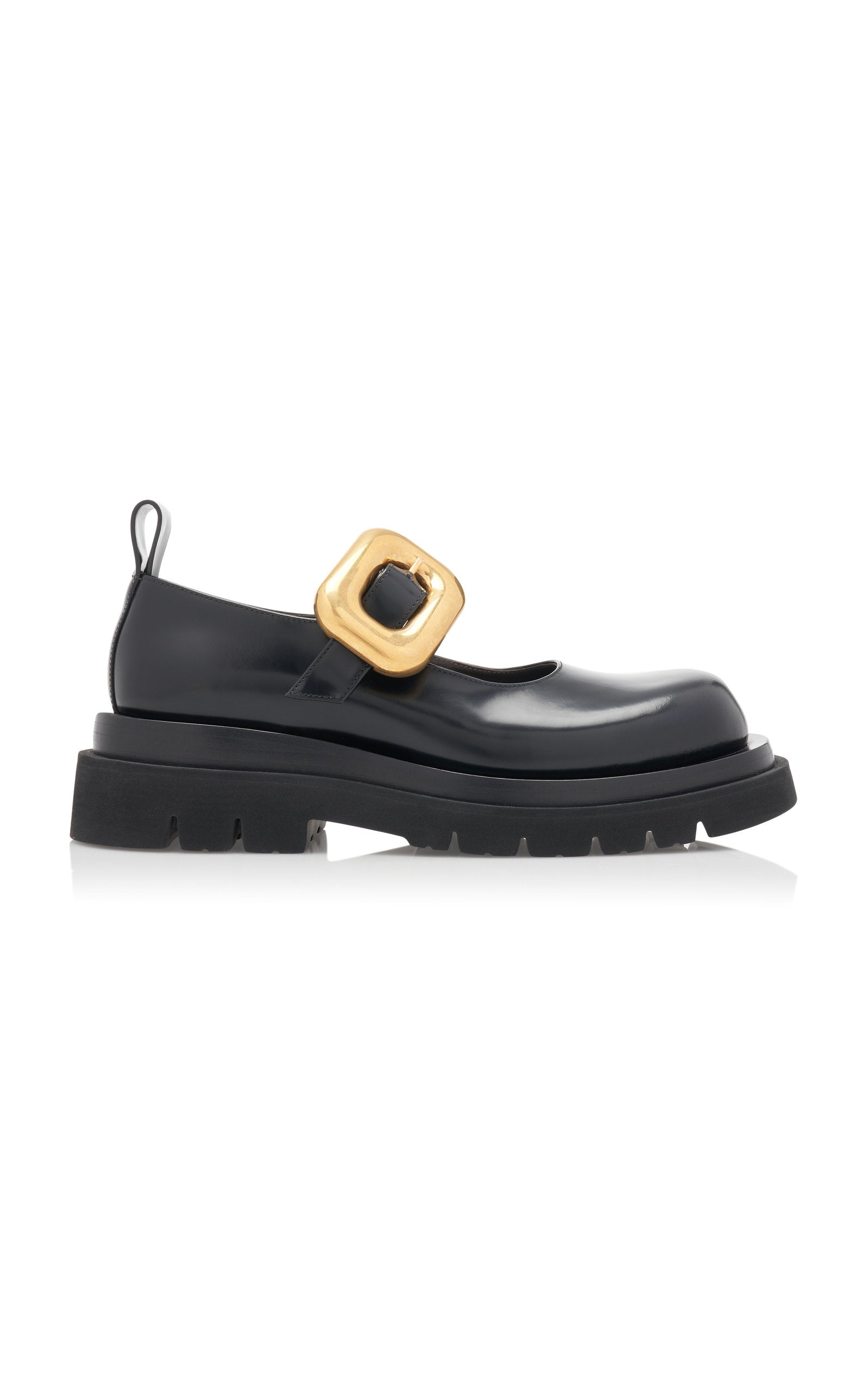 Bottega Veneta Lug-Sole Vinyl Flats