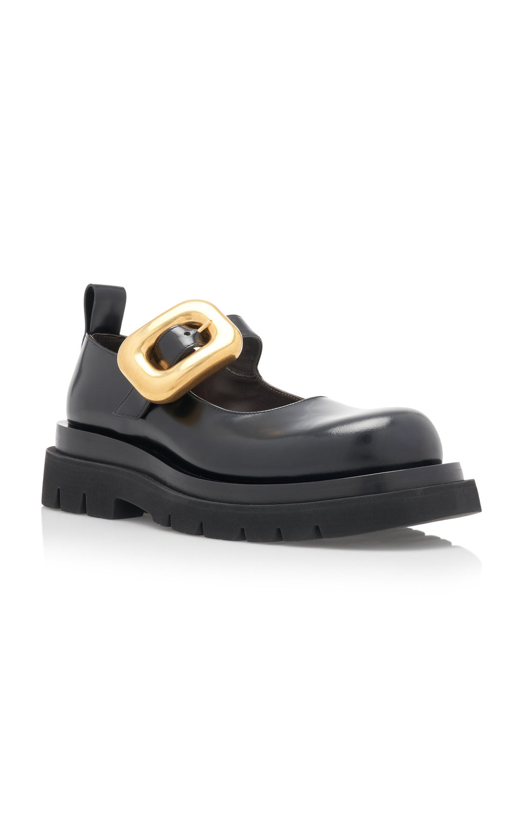 Bottega Veneta Lug-Sole Vinyl Flats