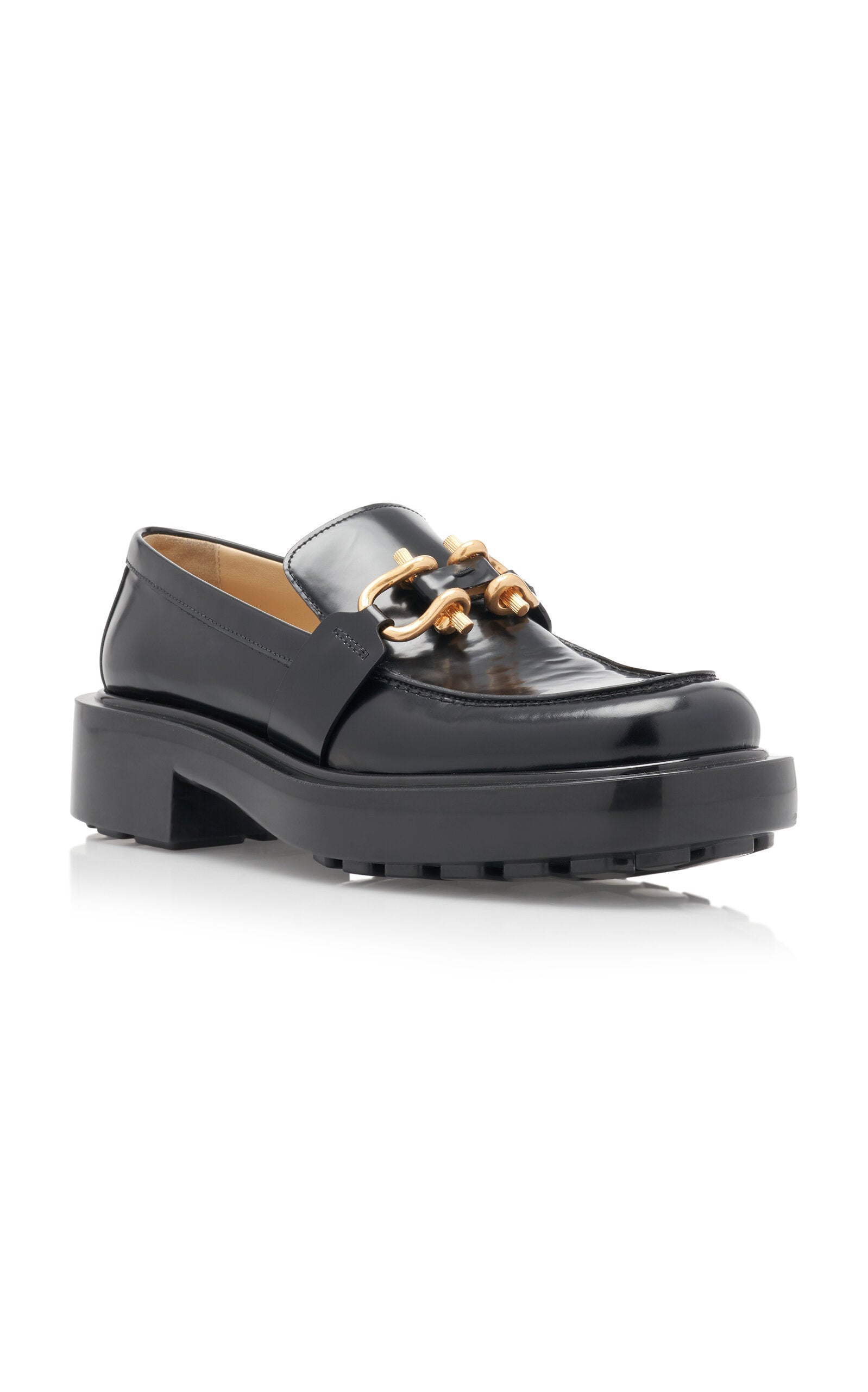 Bottega Veneta Monsieur Leather Loafers