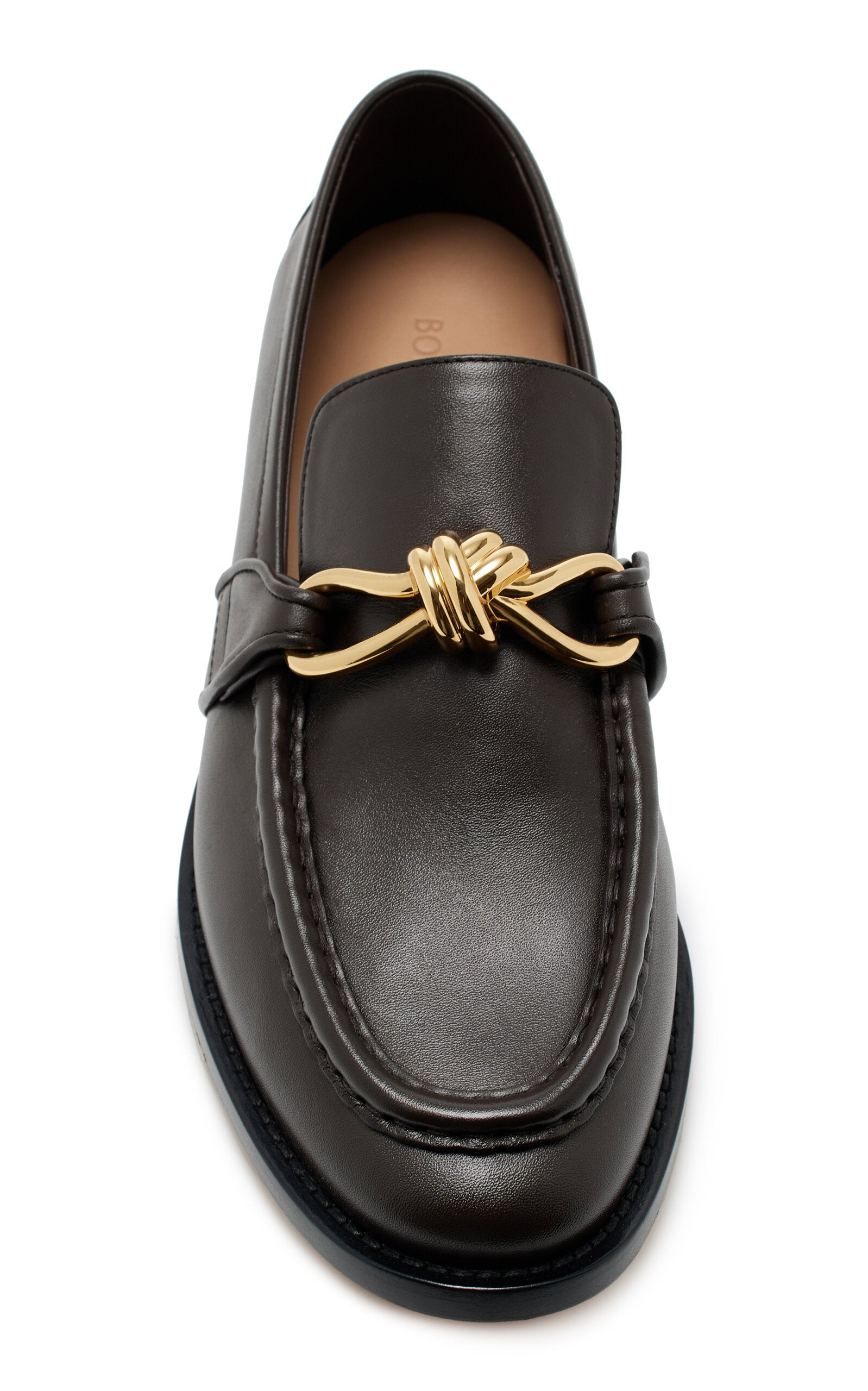 Bottega Veneta Astaire Leather Loafers