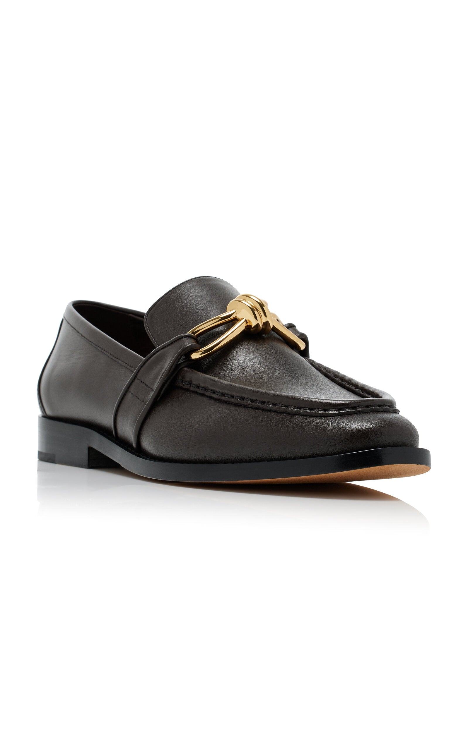 Bottega Veneta Astaire Leather Loafers