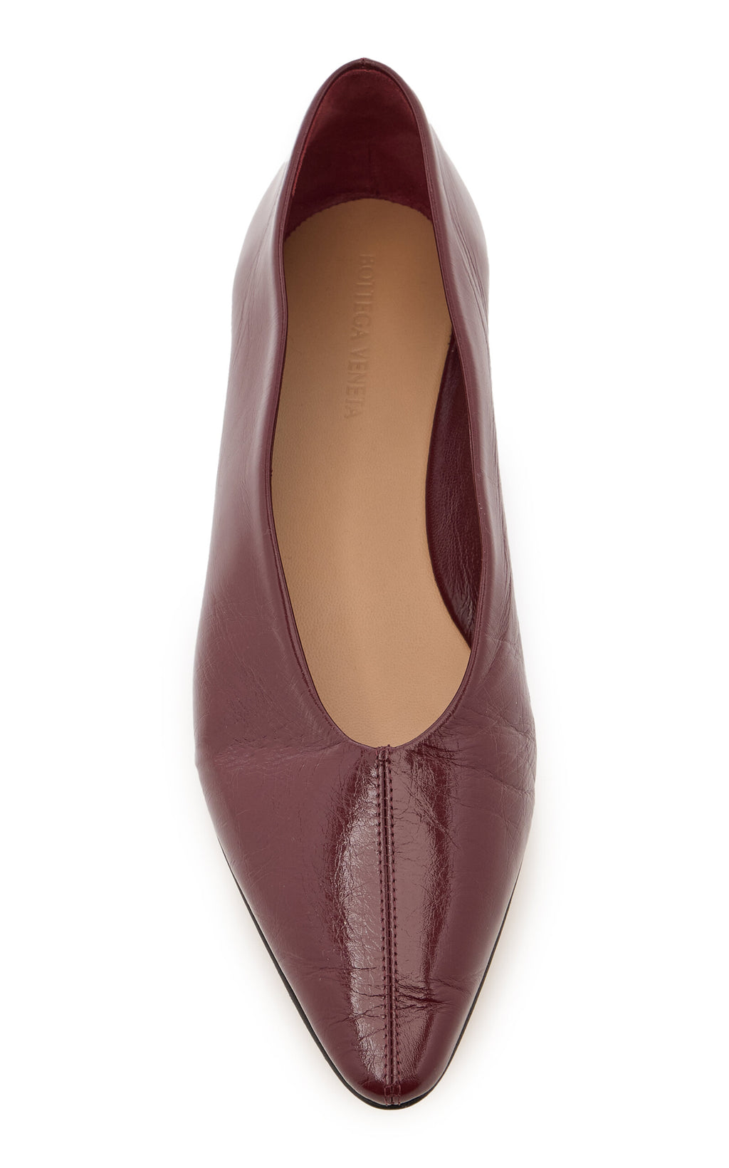 Bottega Veneta Cushion Lux Leather Flats