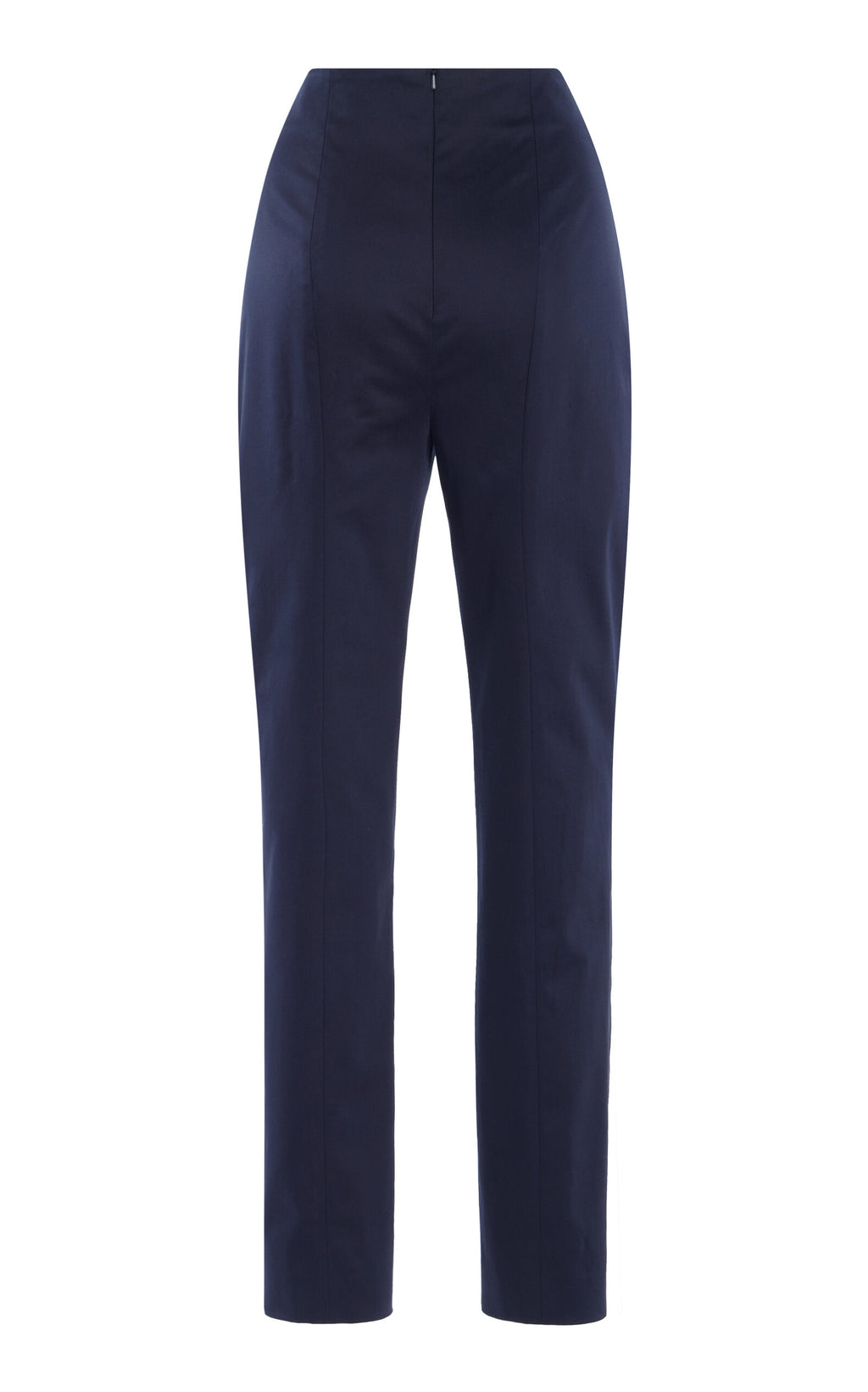 Pantalon court droit en coton stretch Carolina Herrera