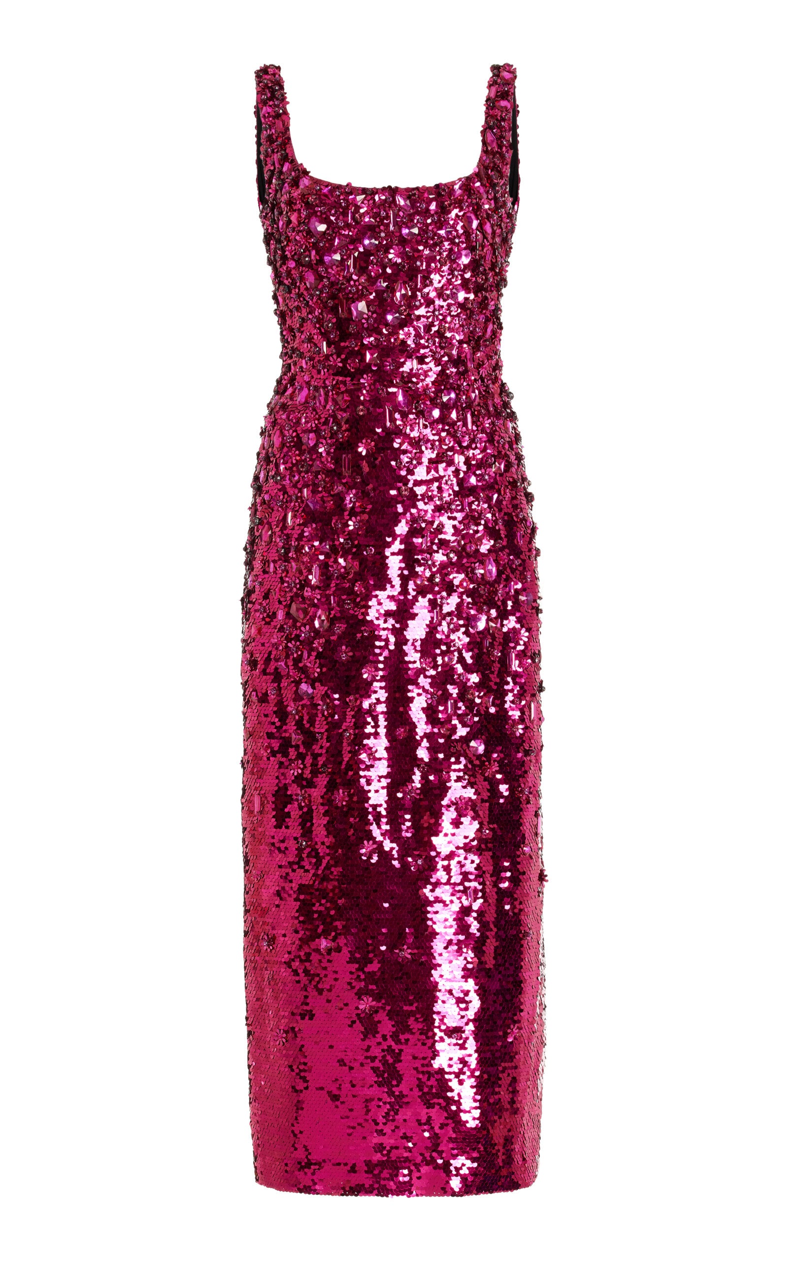 Carolina Herrera Sequined Midi Dress