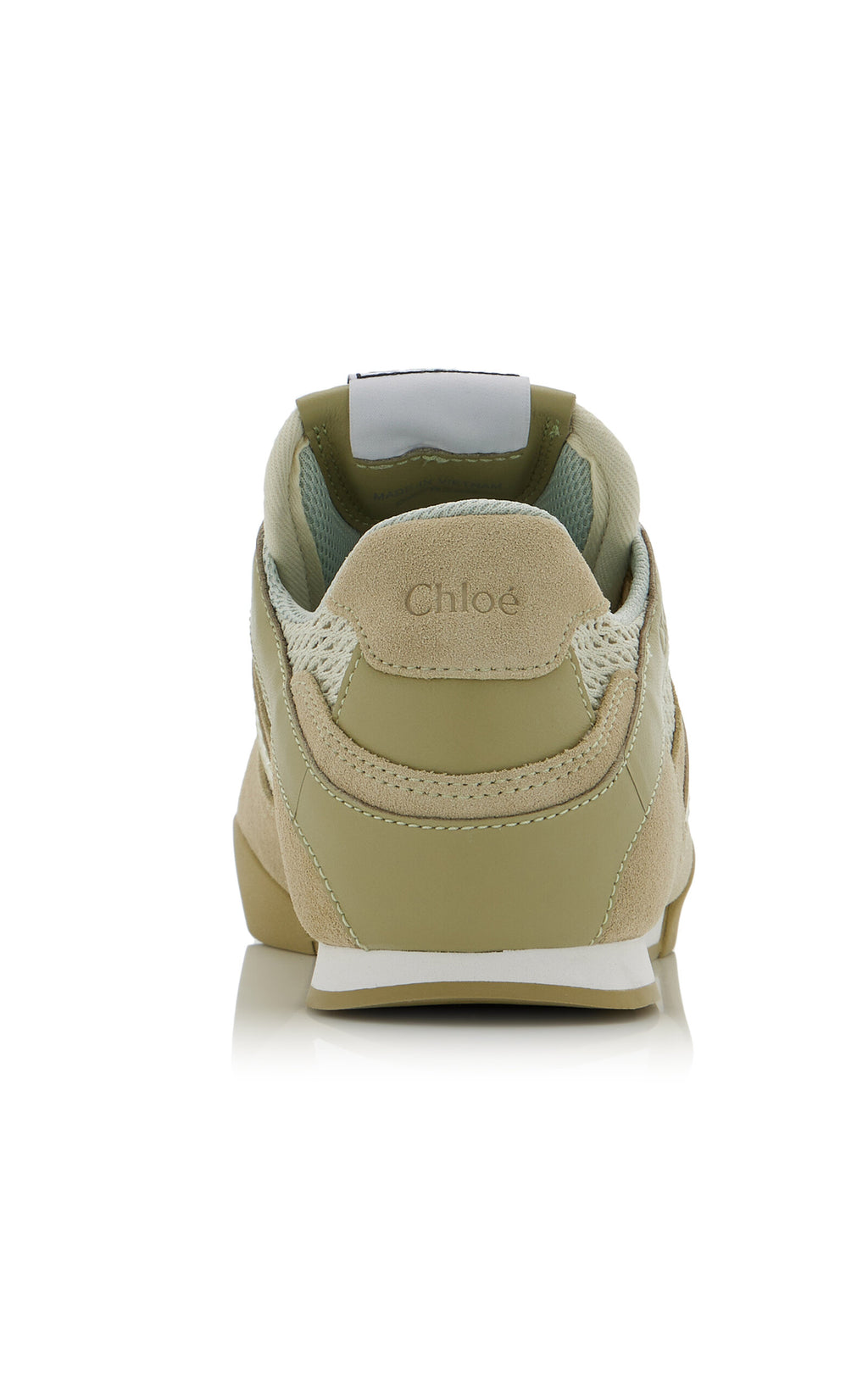 Chloé Kick Leather-Mesh Sneakers