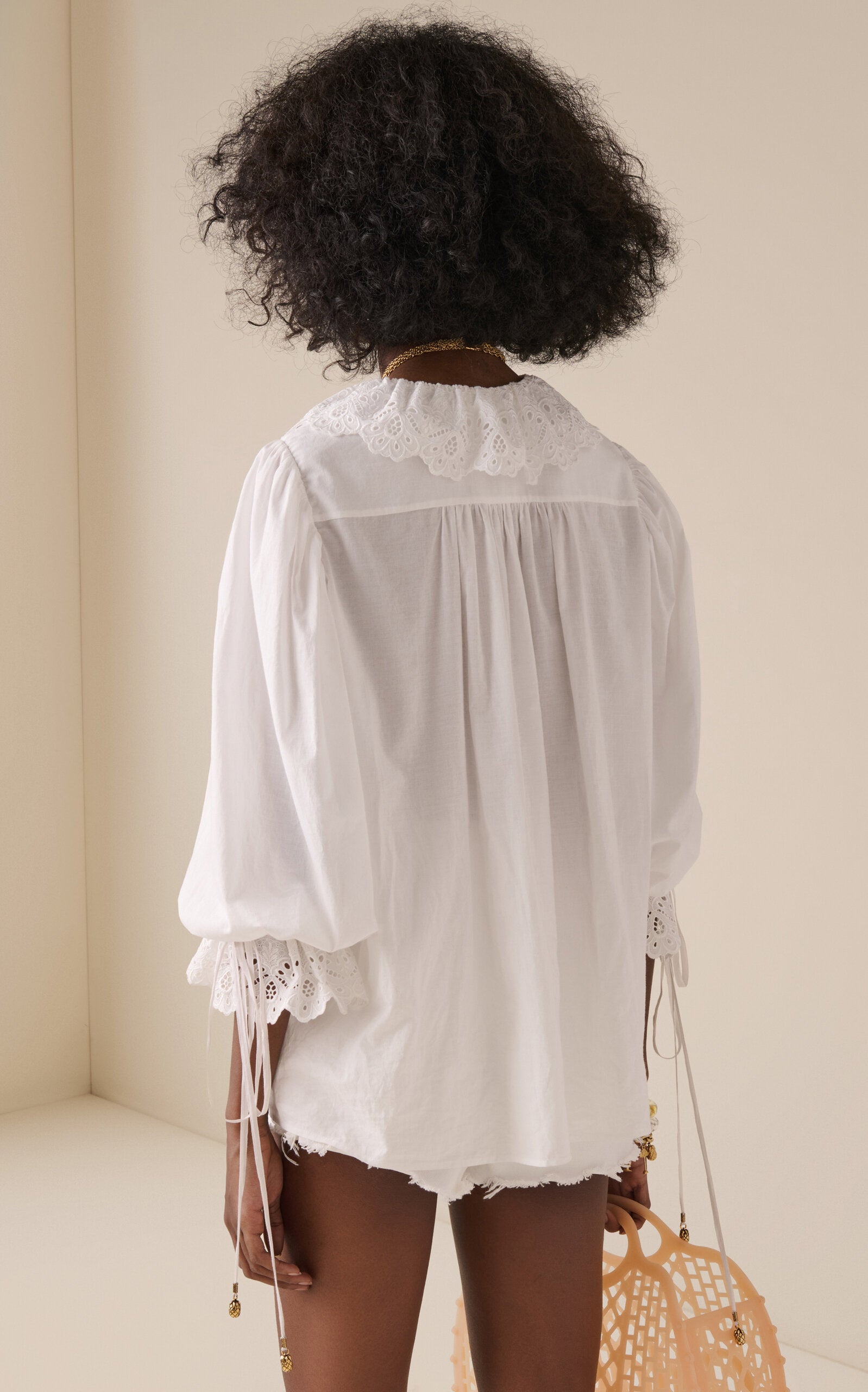 Chloé Ruffled Cotton Top