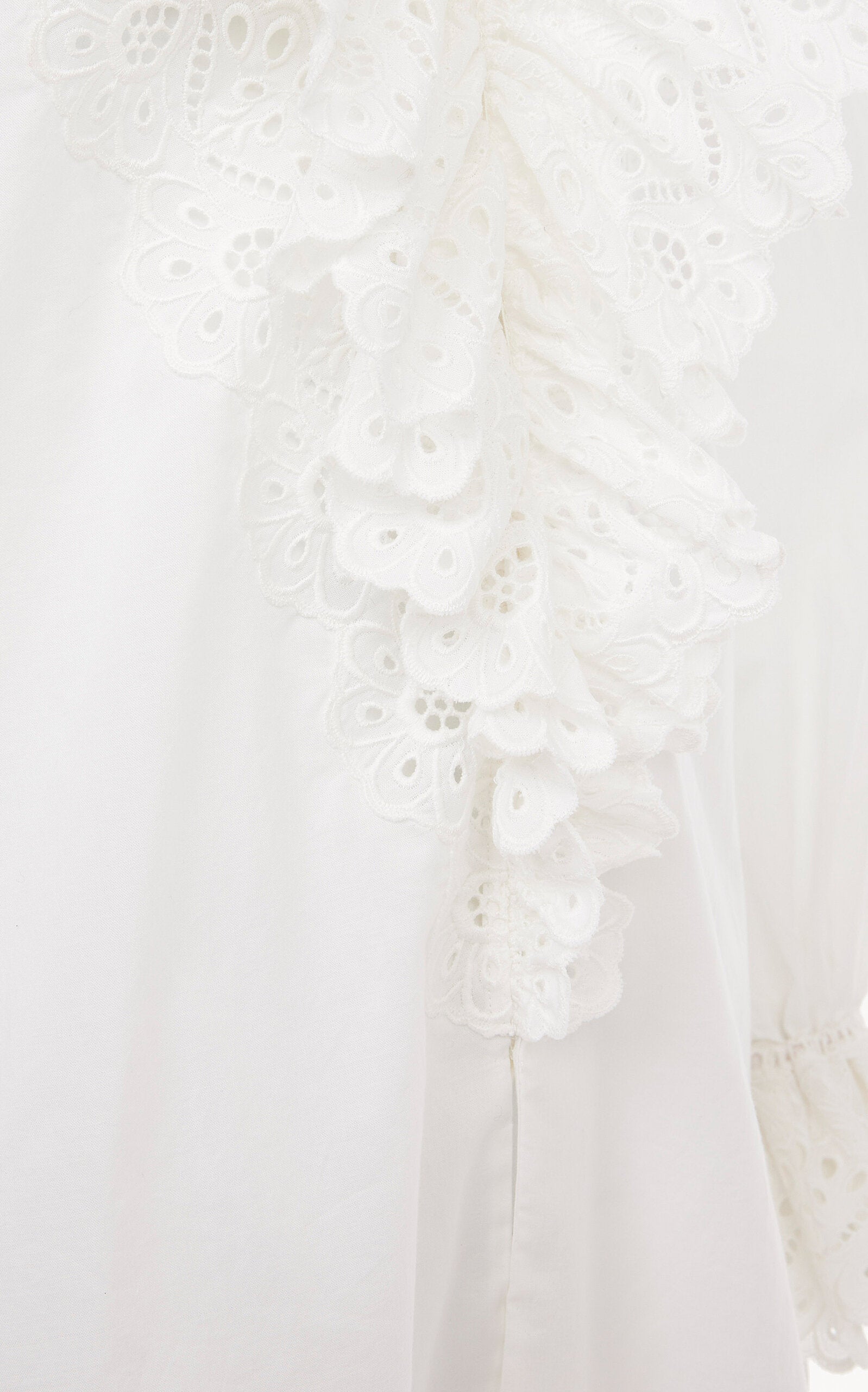 Chloé Ruffled Cotton Top