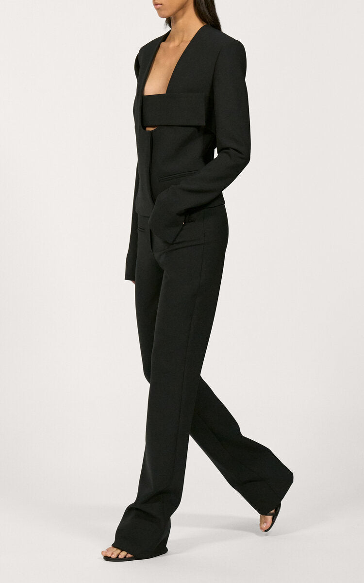 Pantalon bootcut Courrèges Heritage en polylaine