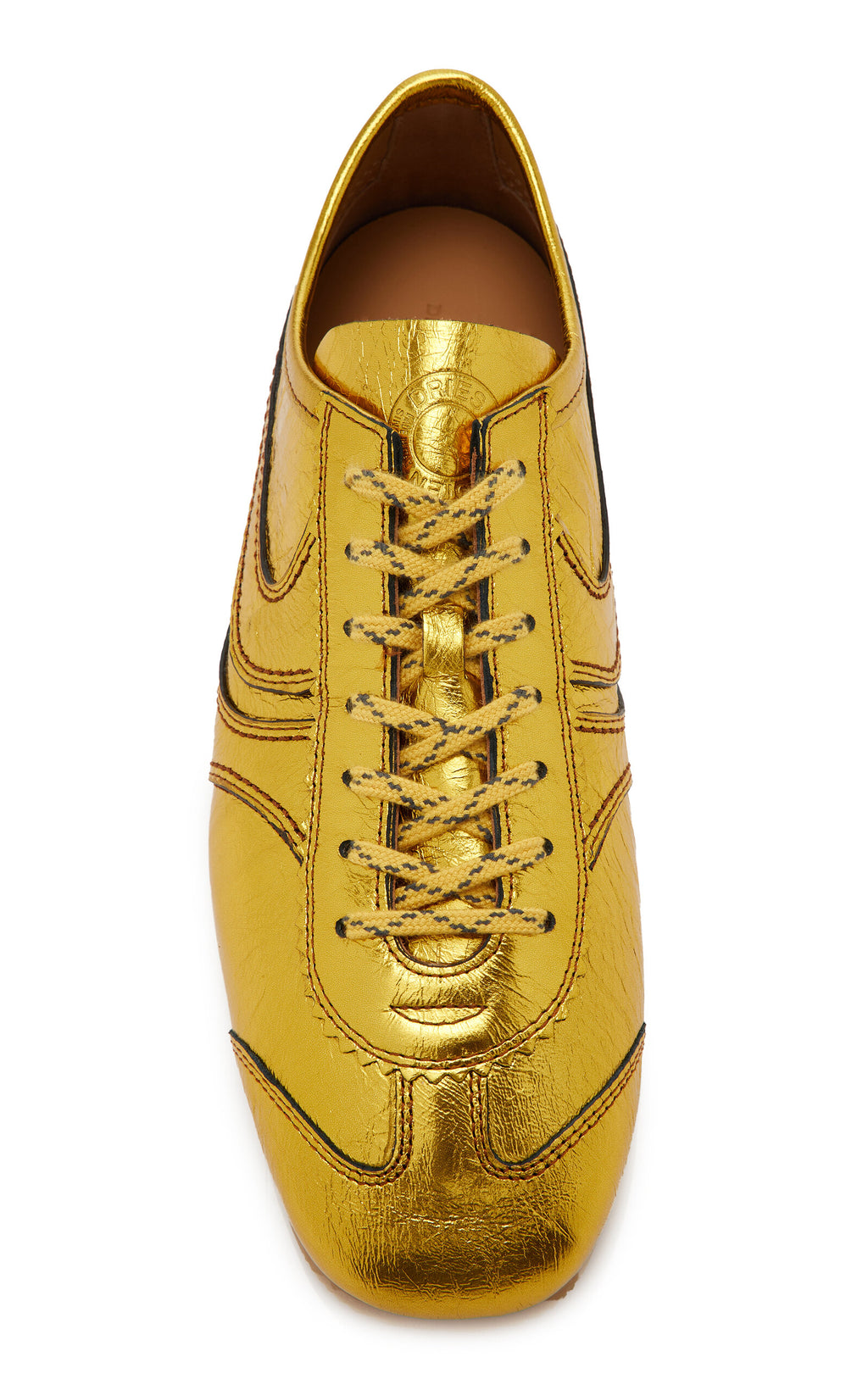 Dries Van Noten Metallic Leather Sneakers