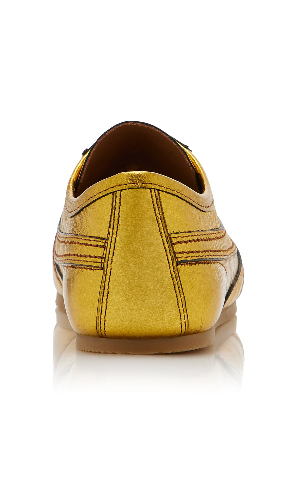 Dries Van Noten Metallic Leather Sneakers
