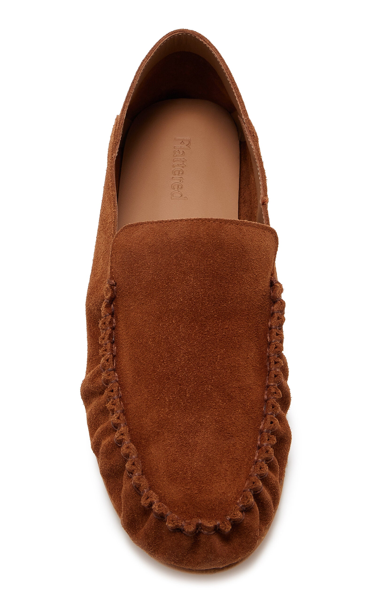 Flattered Bonbon Suede Loafers