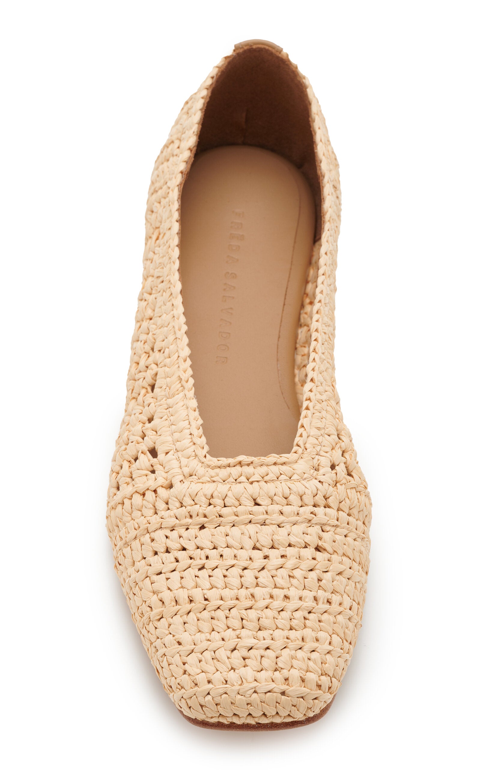 FRĒDA SALVADOR Jessie Raffia Flats
