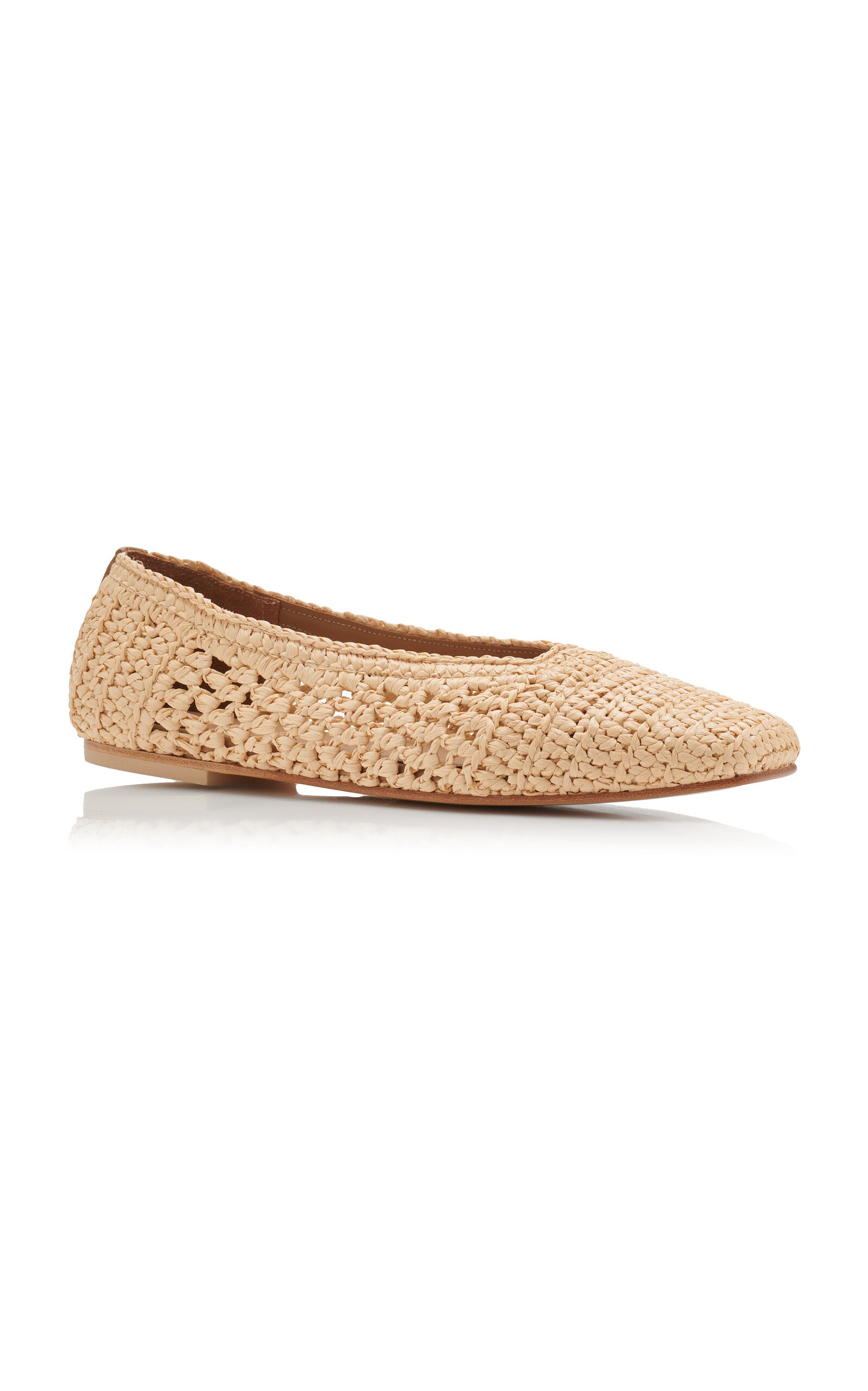 FRĒDA SALVADOR Jessie Raffia Flats