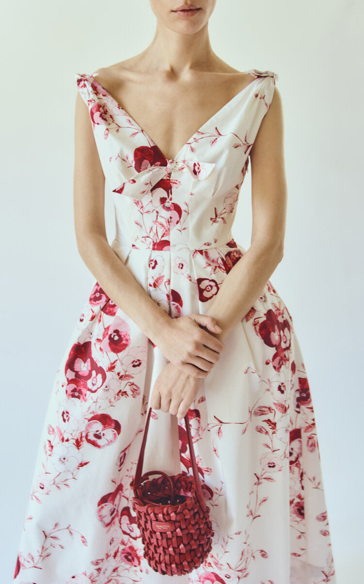 Giambattista Valli Floral Poplin Dress