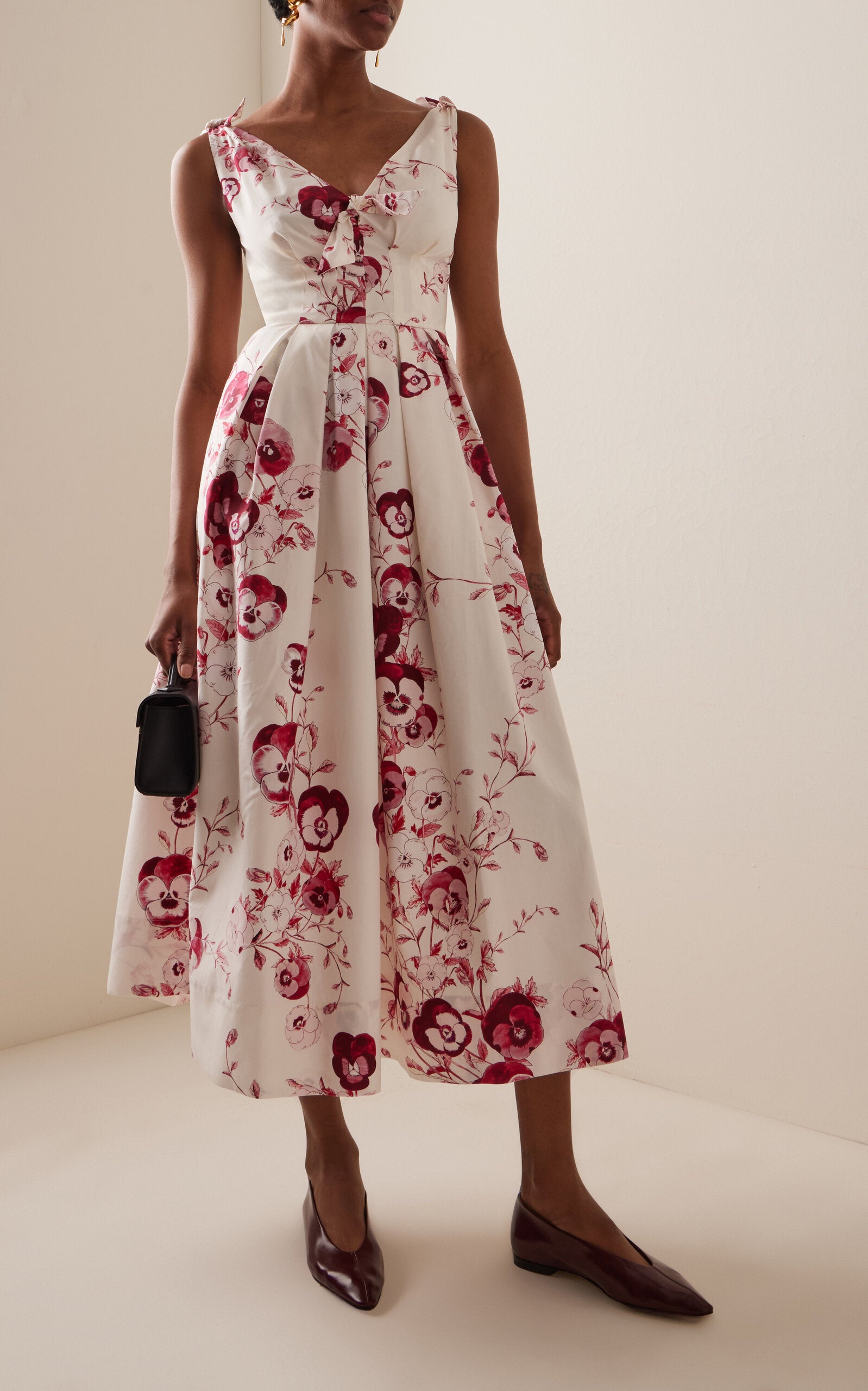 Giambattista Valli Floral Poplin Dress