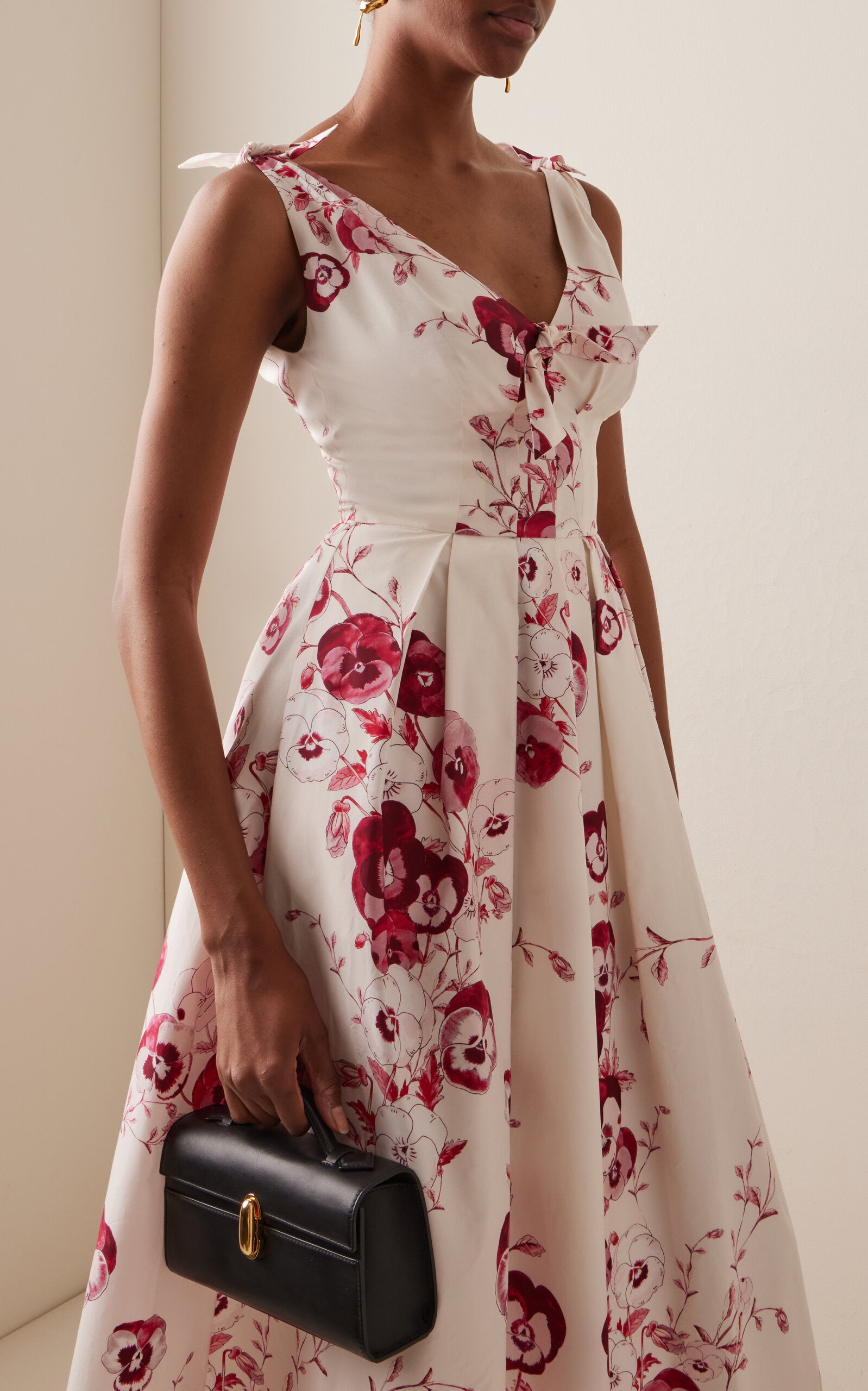Giambattista Valli Floral Poplin Dress