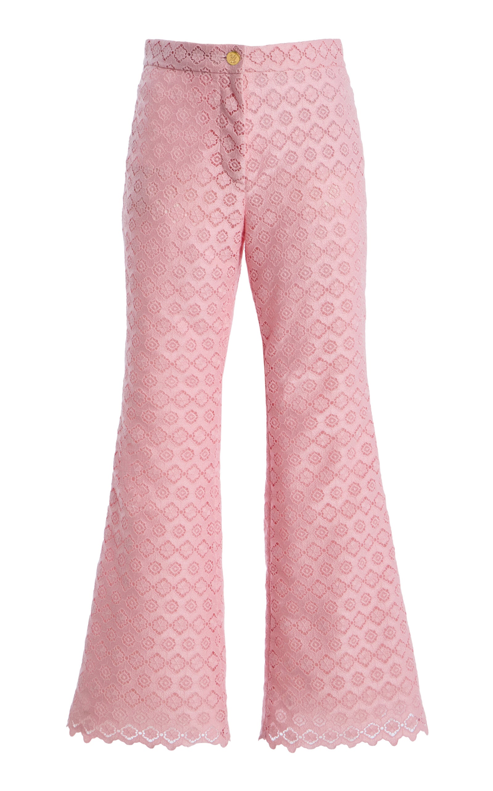 Giambattista Valli Pantalon en macramé fleuri