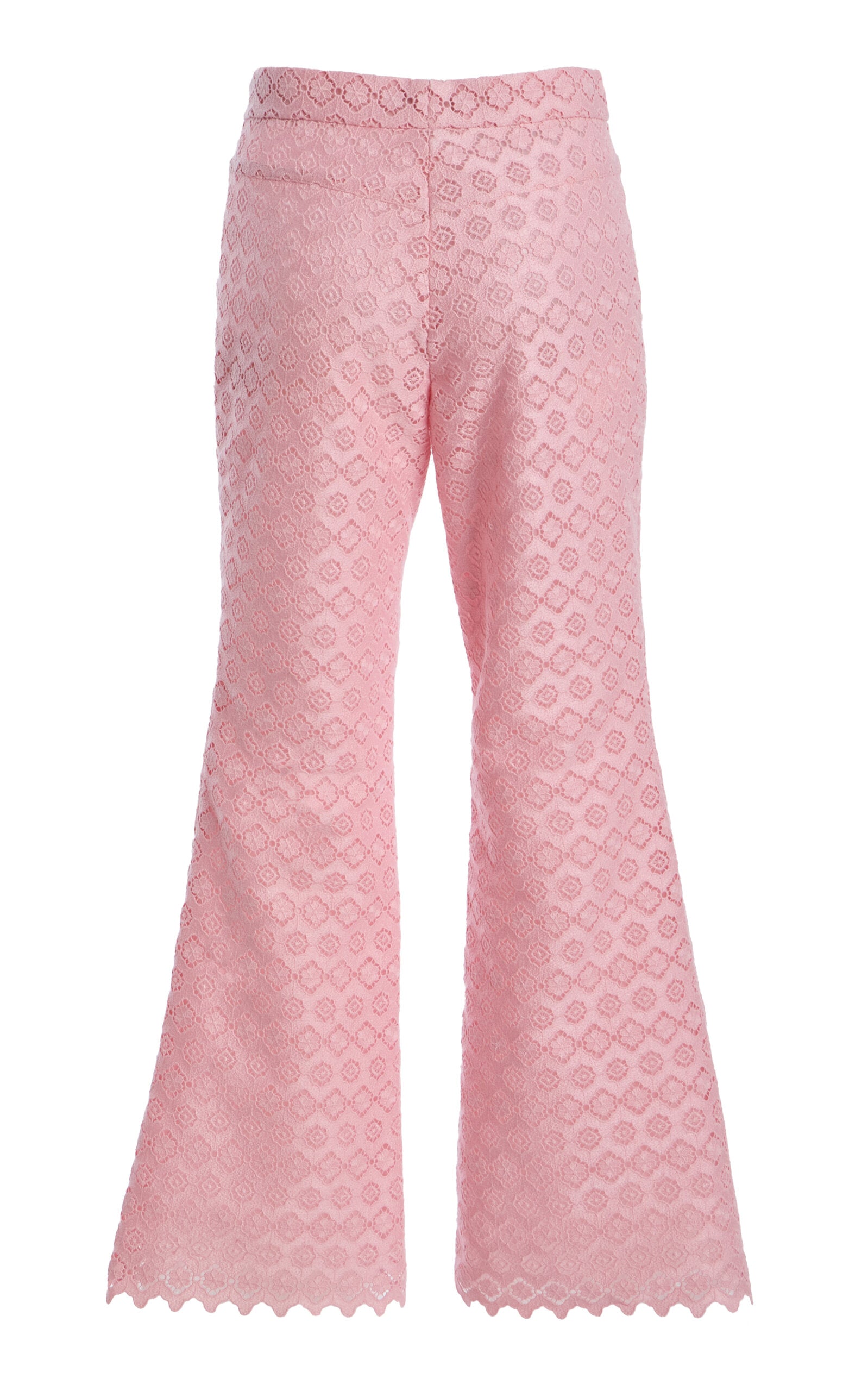 Giambattista Valli Pantalon en macramé fleuri