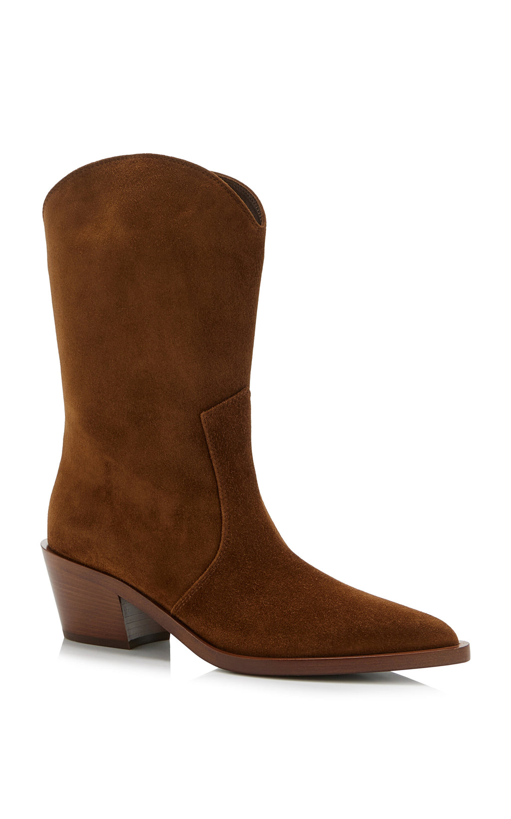 Gianvito Rossi Suede Western Boots