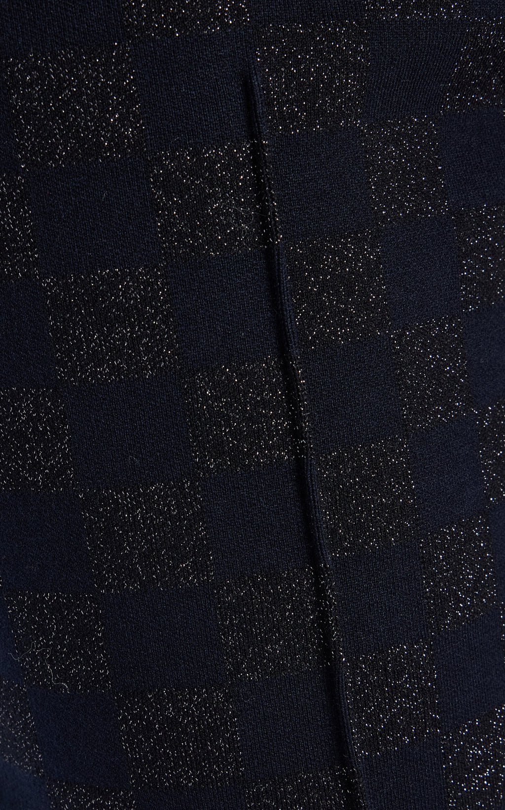 High Sport Exclusive Kick Checked Stretch-Cotton Knit Cropped Flared Pants