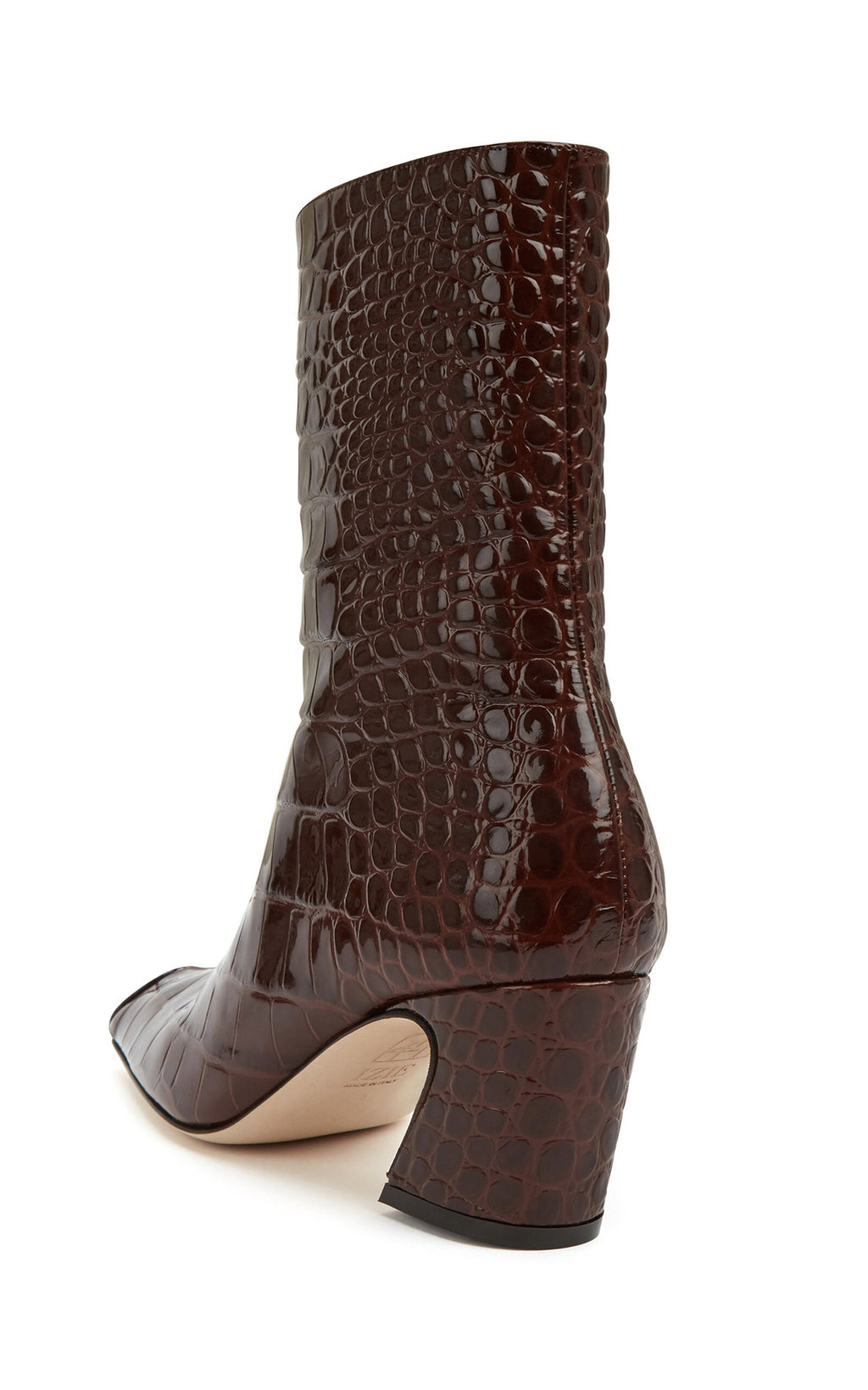 IZIE Highbury Croc-Embossed Leather Boots