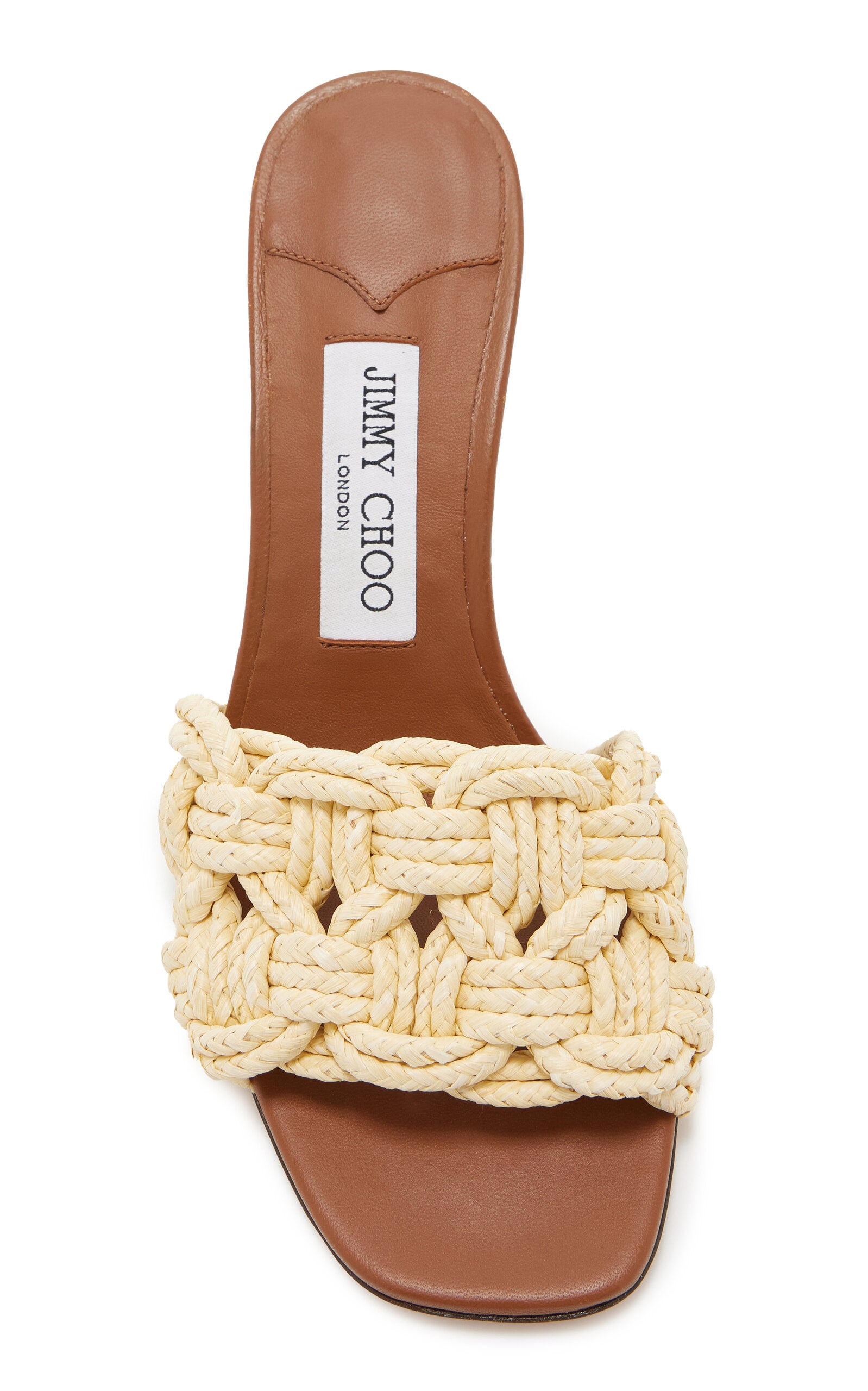 Jimmy Choo Chara Raffia Mules