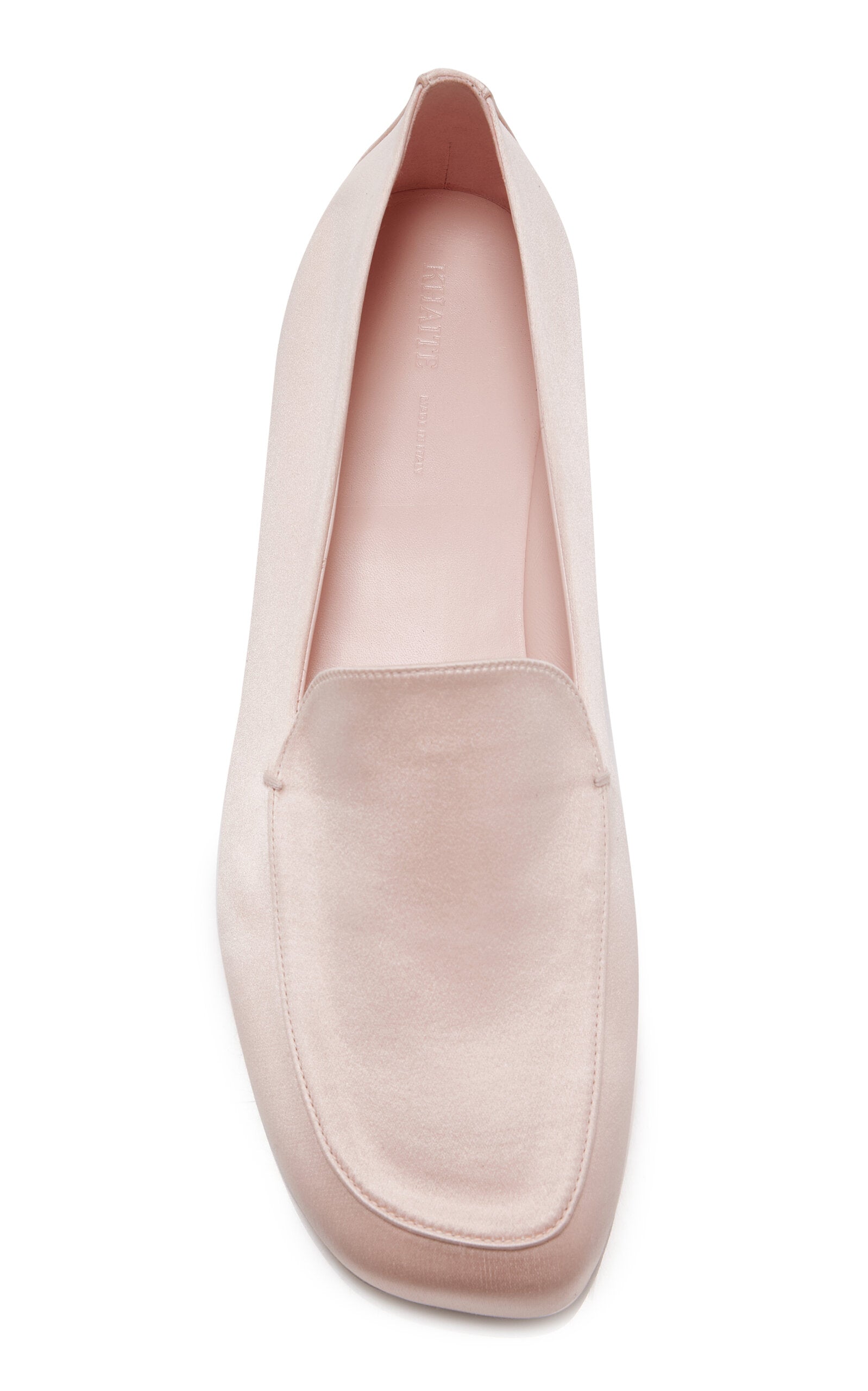 Khaite Monroe Satin Loafers