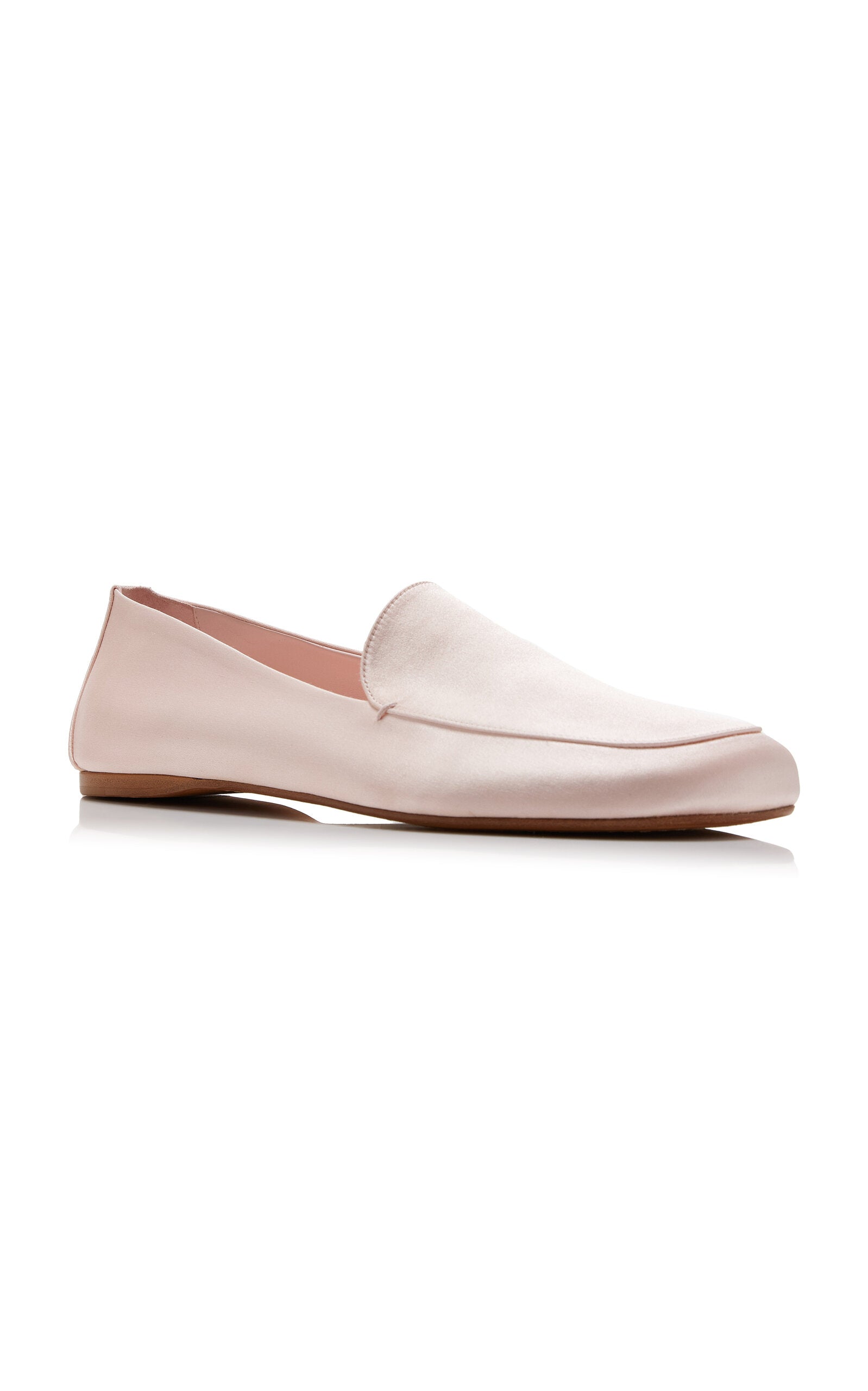 Khaite Monroe Satin Loafers