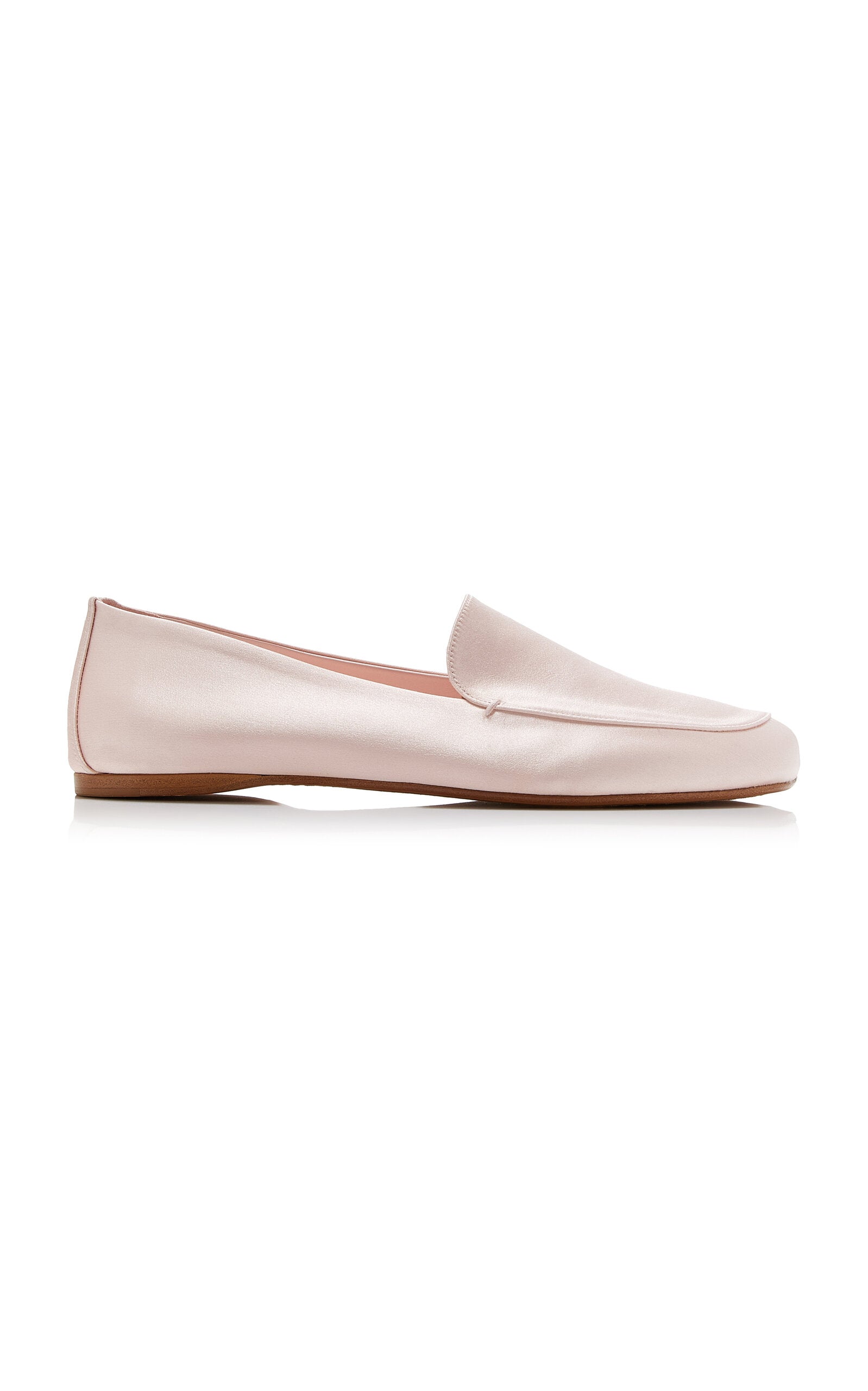Khaite Monroe Satin Loafers