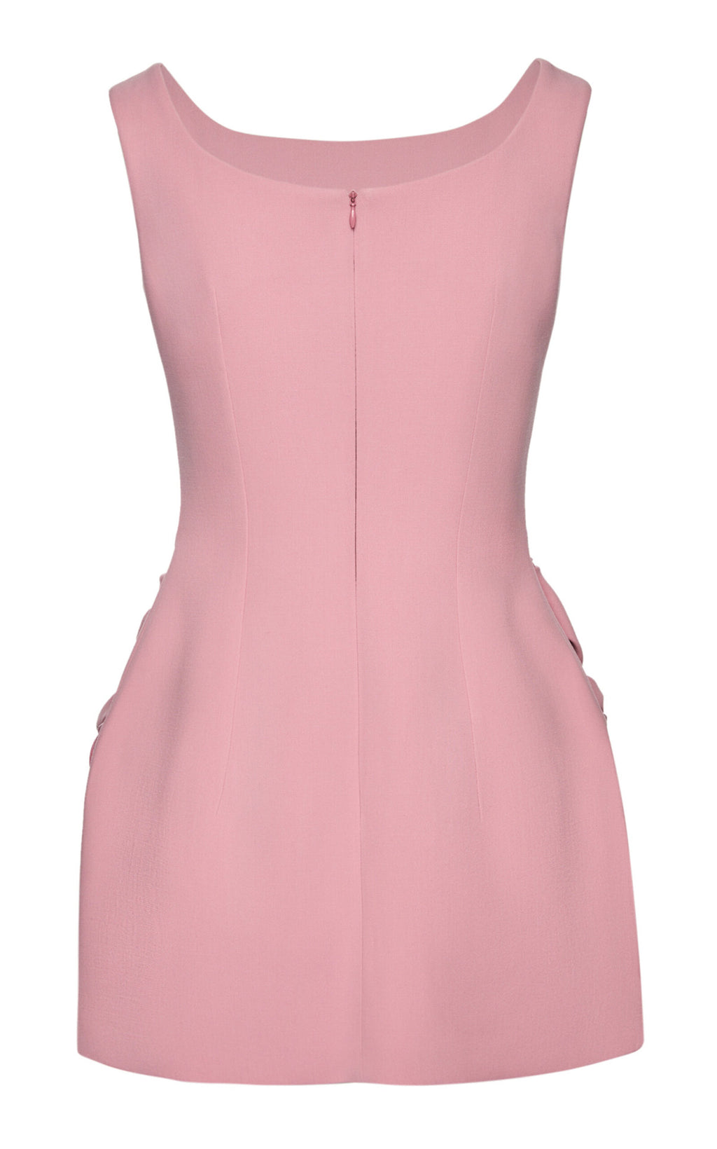 Magda Butrym Floral-Appliquéd Wool Gabardine Mini Dress