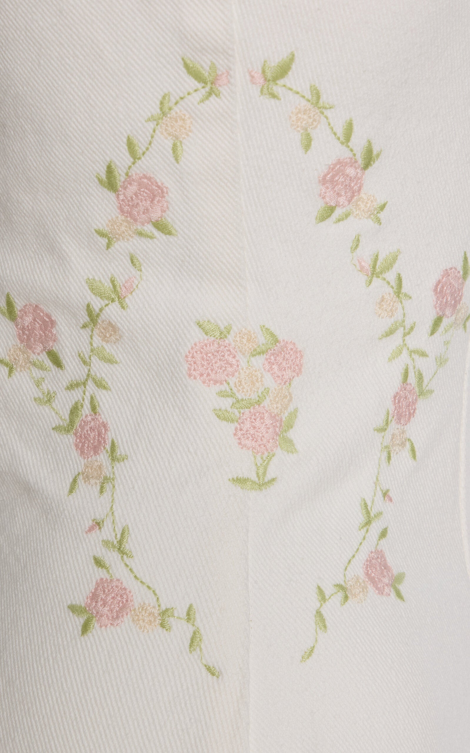 Mirror Palais Embroidered Cotton Mini Dress