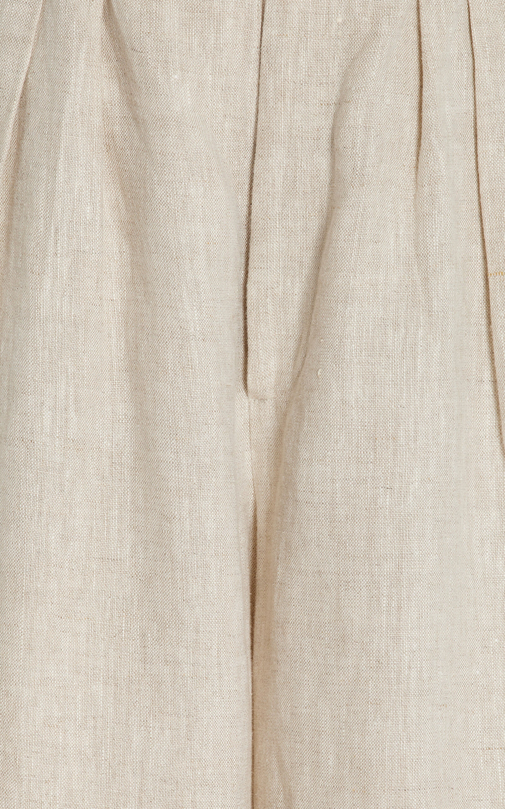 Posse Exclusive Louis Pleated Linen Wide-Leg Trousers