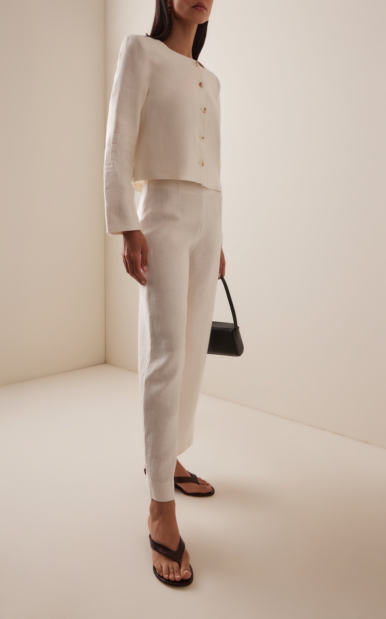 Pantalon en lin Posse Noelle