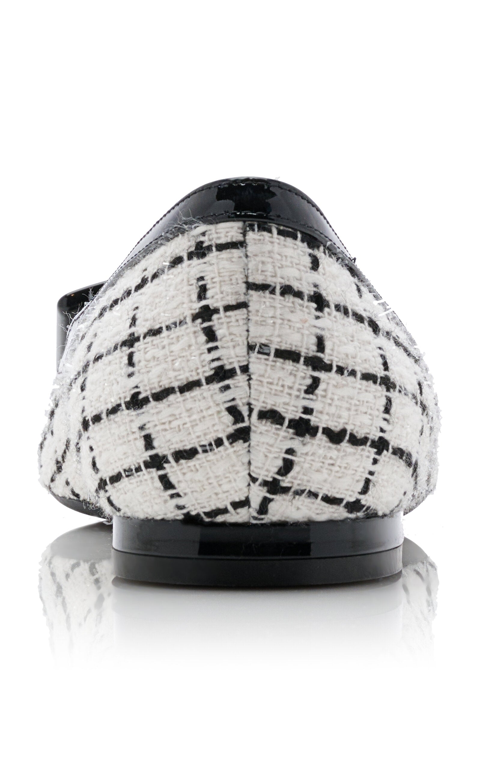 Roger Vivier Gommettine Patent Leather-Trimmed Tweed