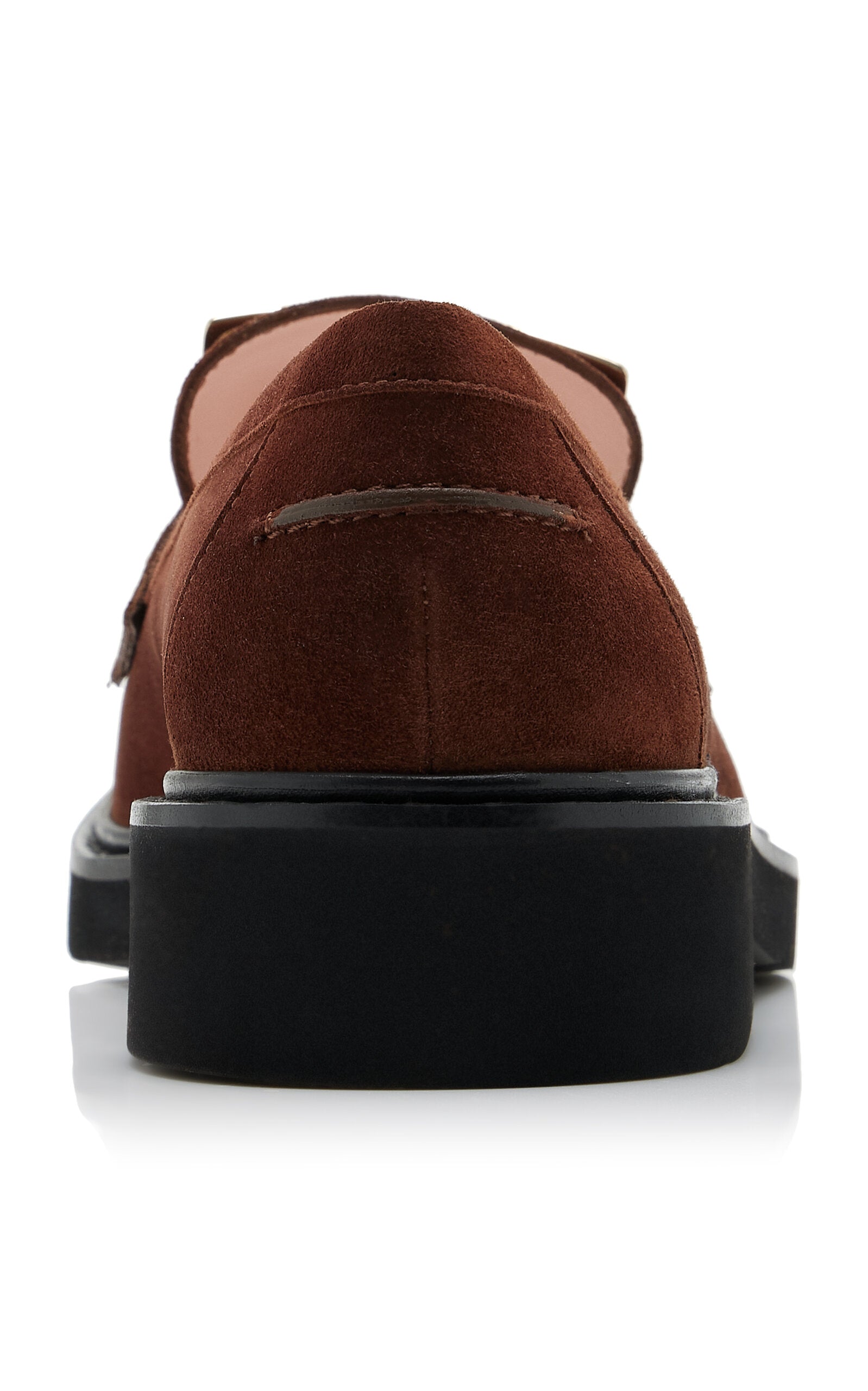 Roger Vivier Viv Rangers Buckle-Embellished Suede Loafers