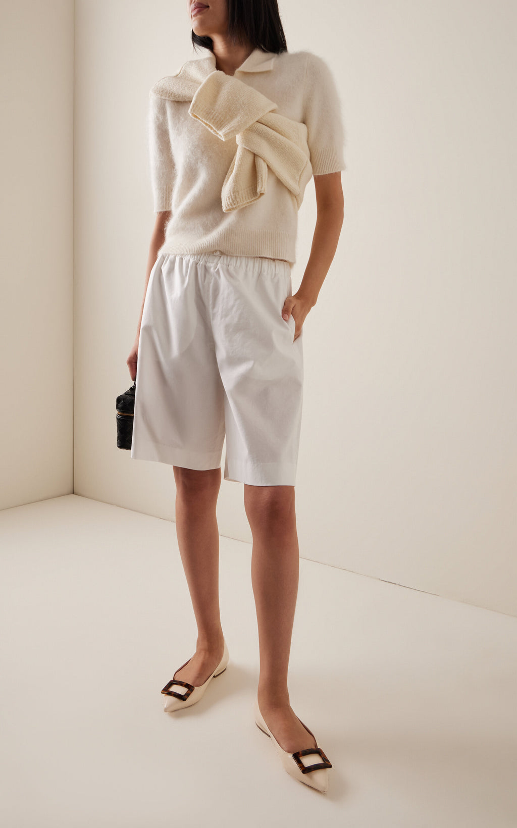 Roger Vivier Gommettine Leather Flats