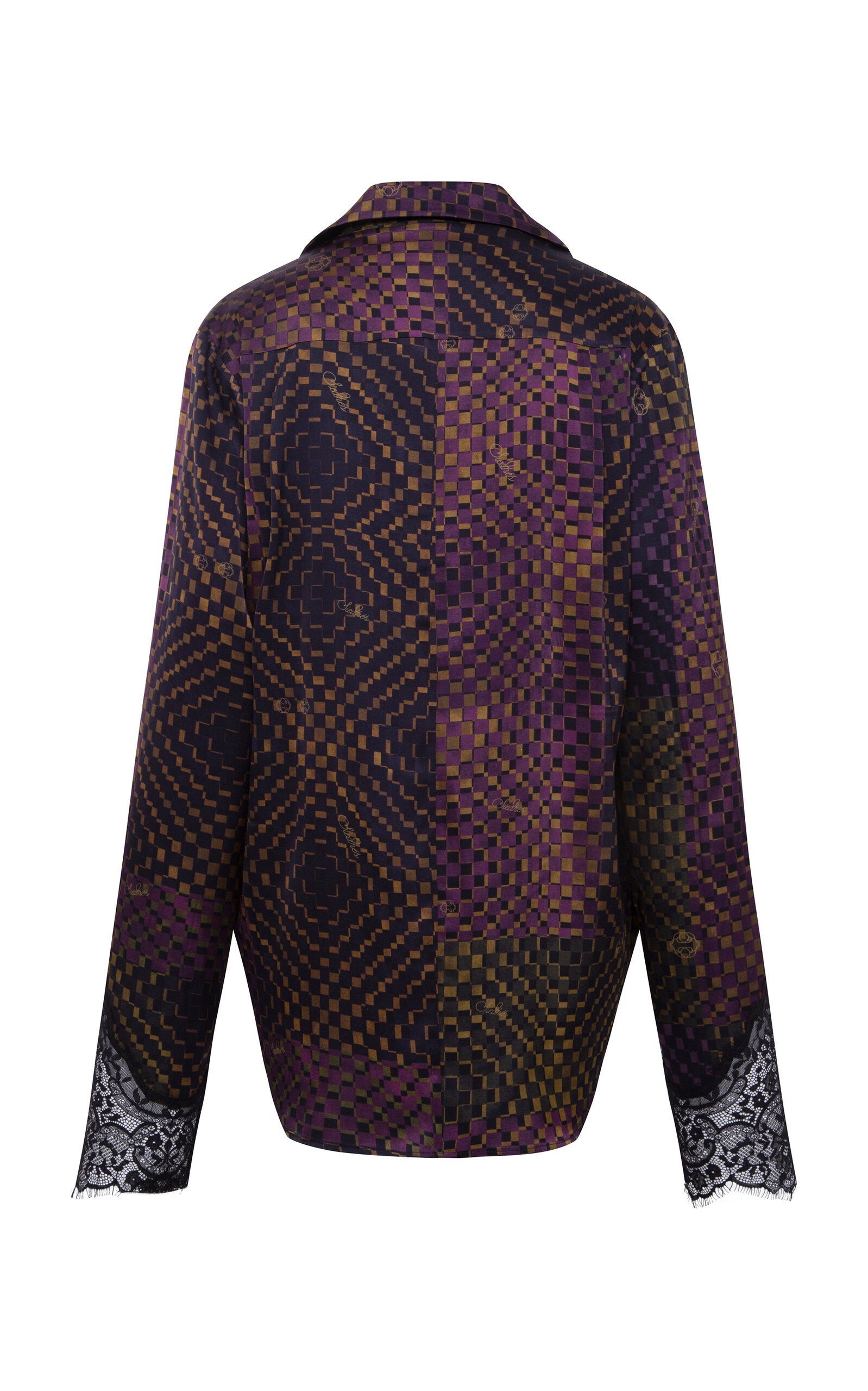SIEDRÉS Micla Patchwork Satin Top