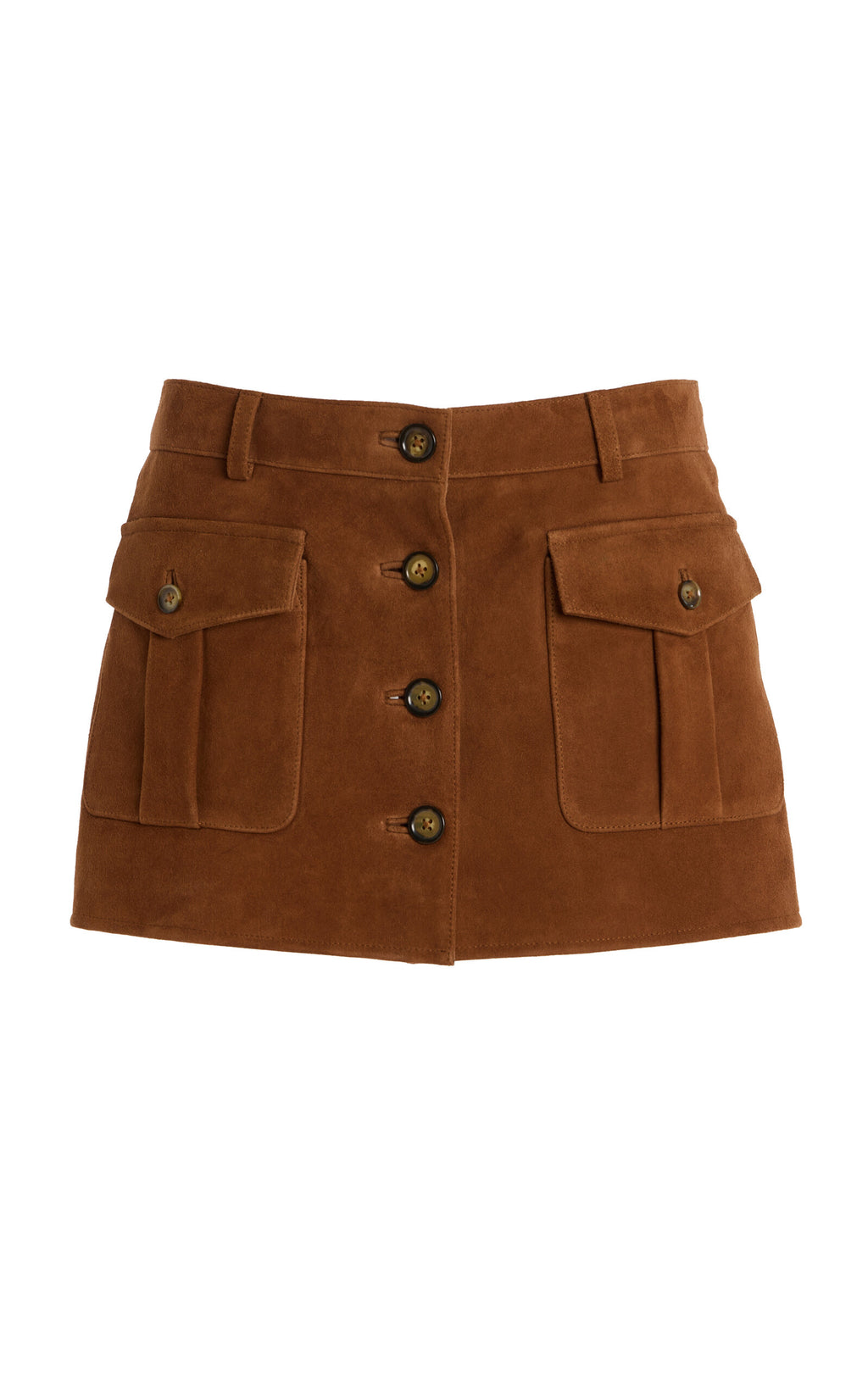 THE GARMENT Goatskin Suede Mini Skirt