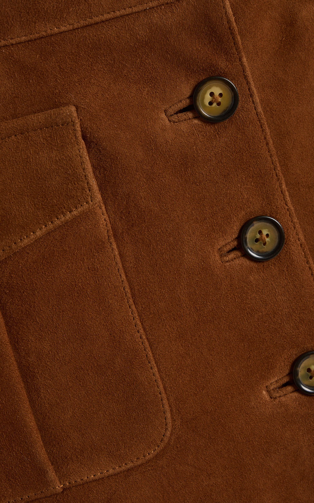 THE GARMENT Goatskin Suede Mini Skirt