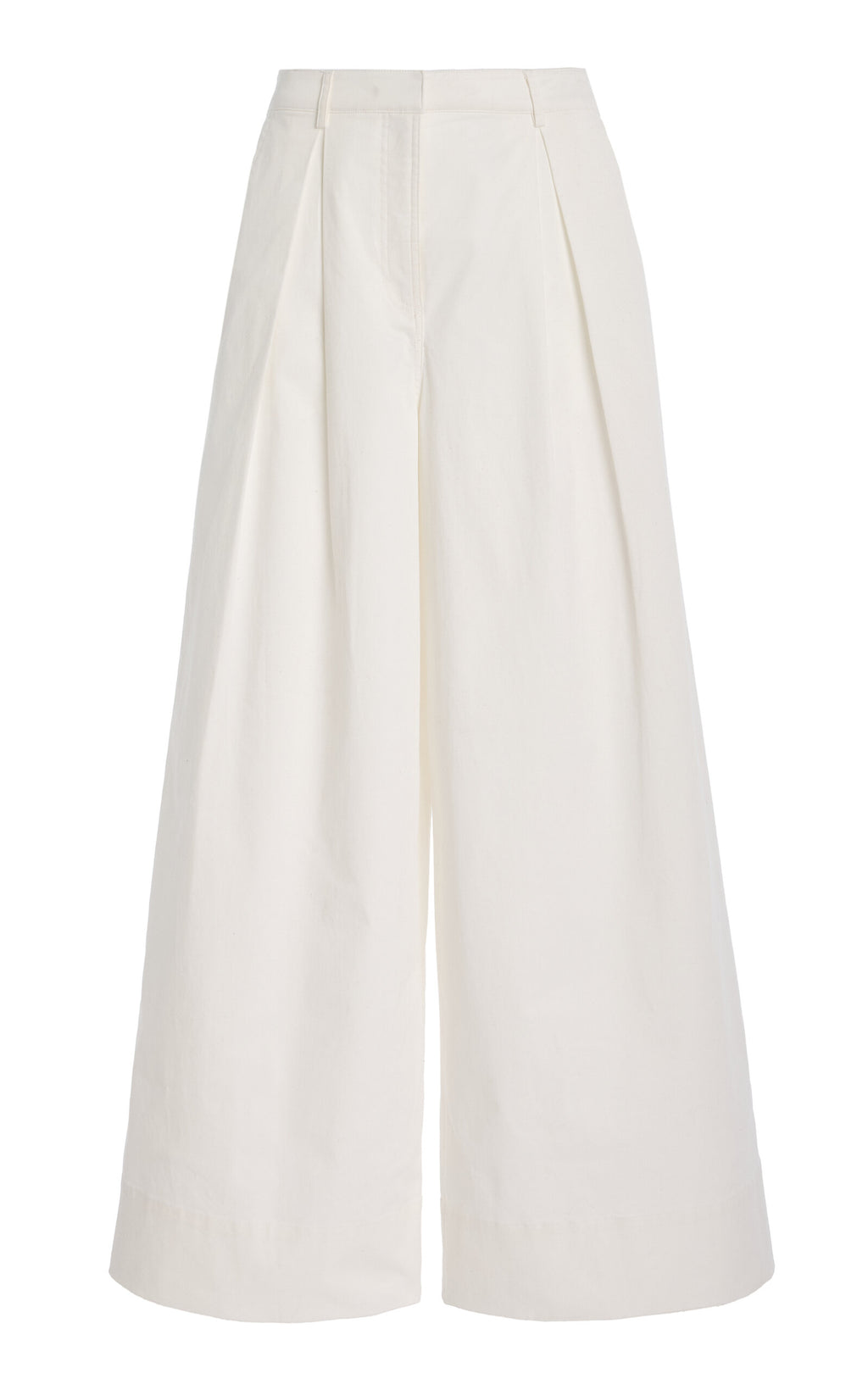 LE VÊTEMENT Pantalon plissé en coton Avelino