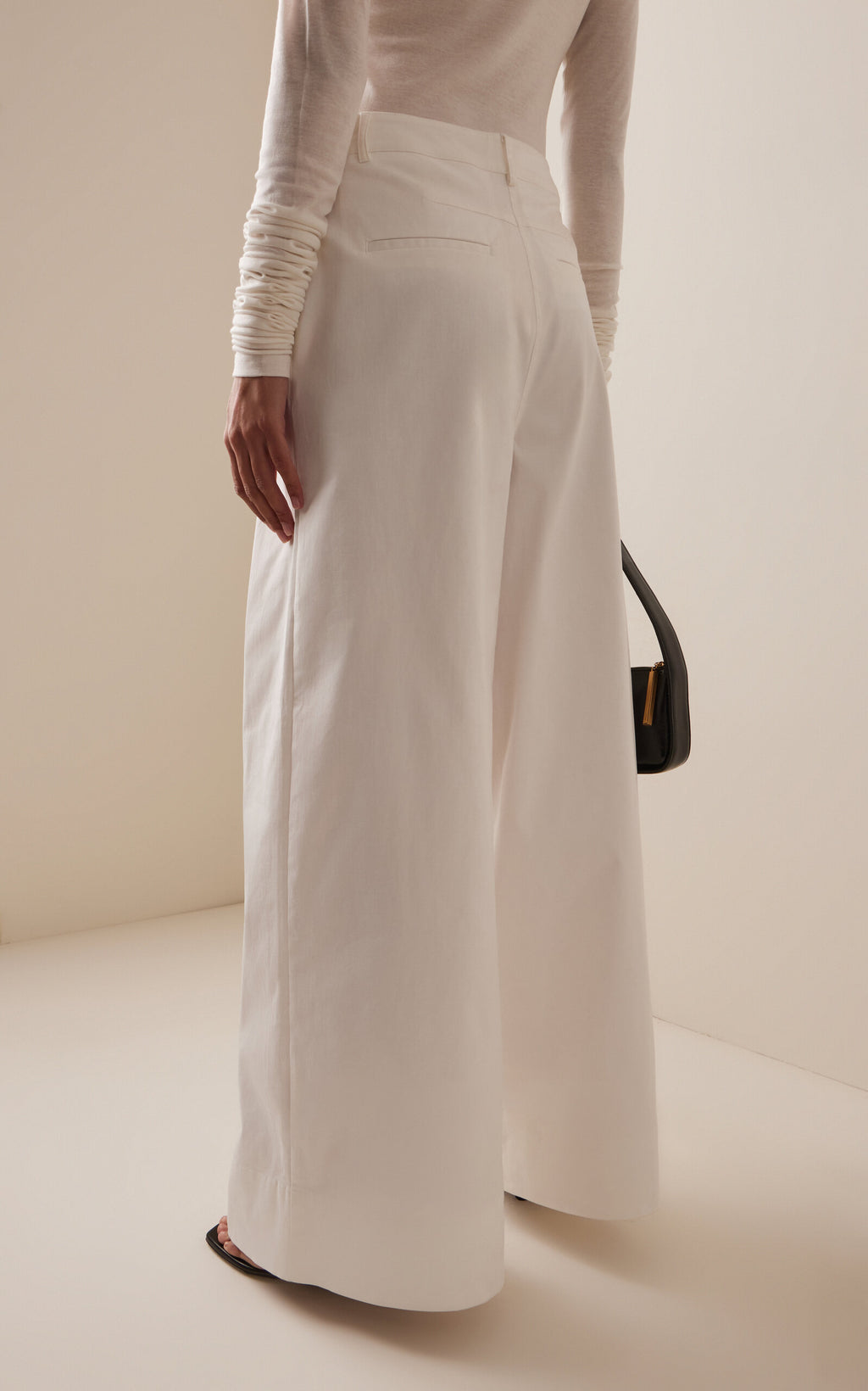 LE VÊTEMENT Pantalon plissé en coton Avelino