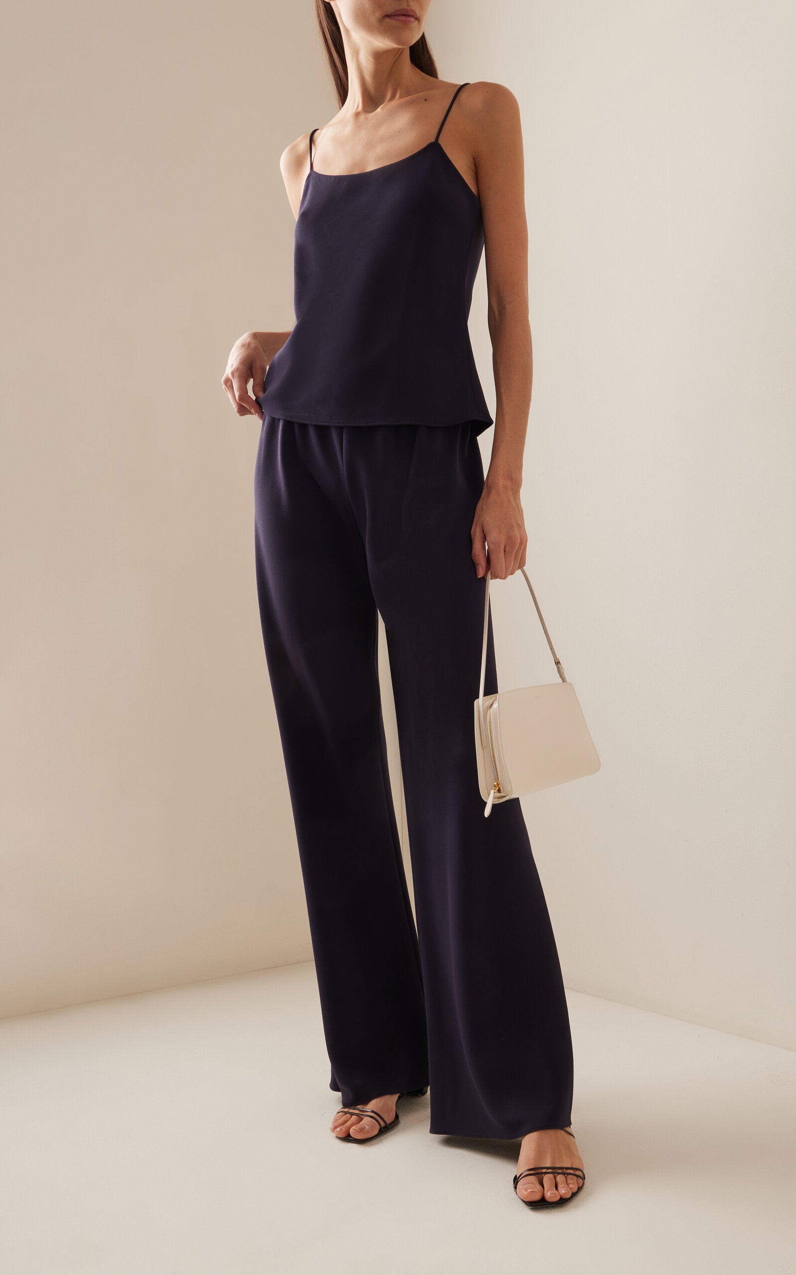 Pantalon large en cady Gala de The Row