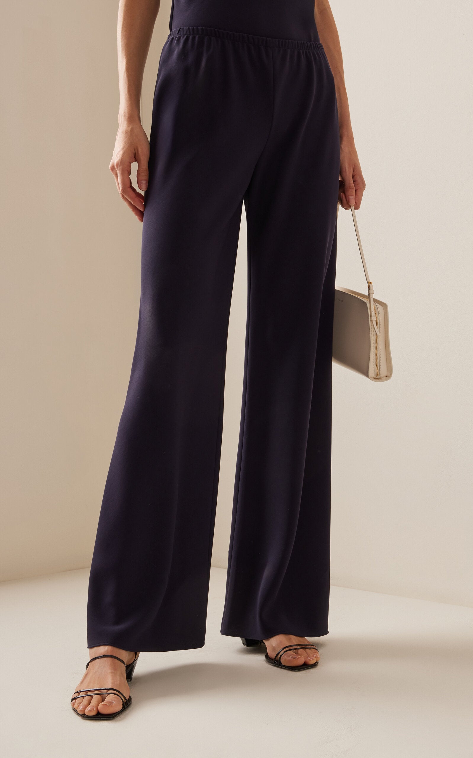 Pantalon large en cady Gala de The Row