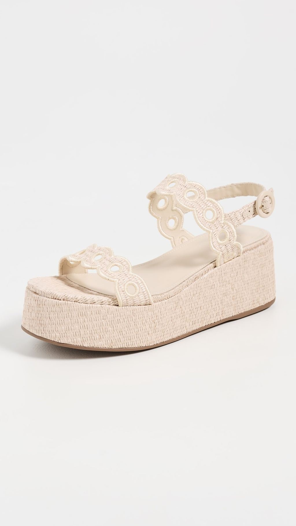 Larroudé Florence Broderie Flatforms Florence Broderie Flatforms