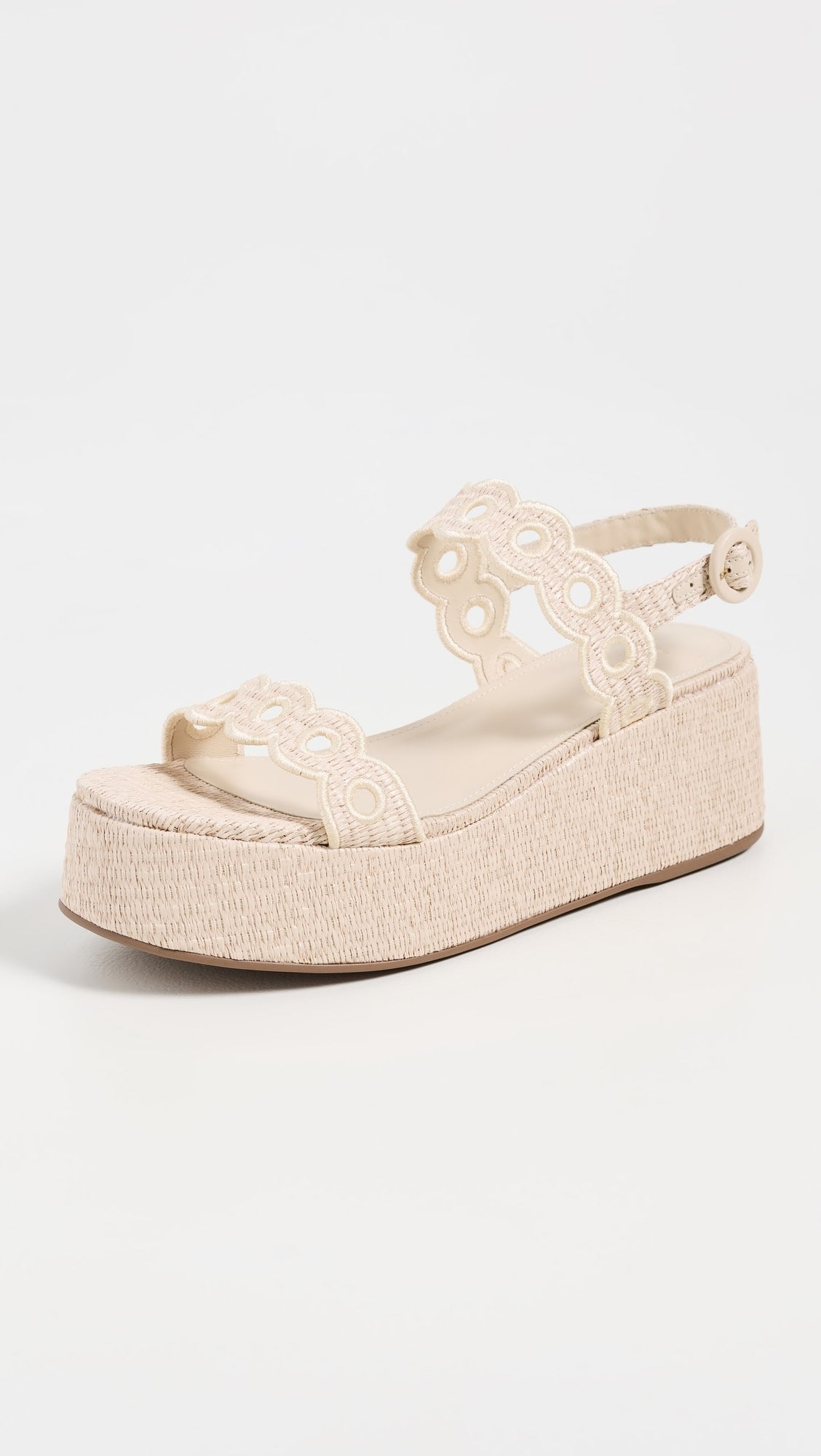 Larroudé Florence Broderie Flatforms Florence Broderie Flatforms