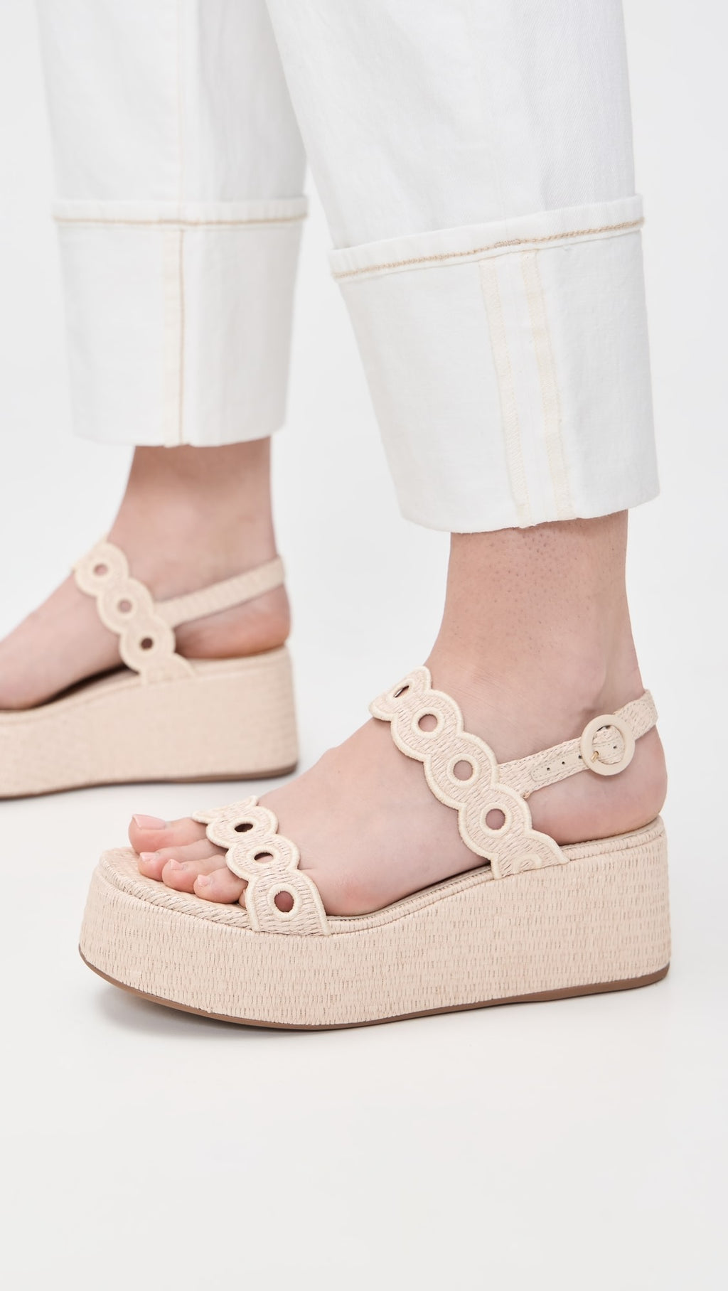 Larroudé Florence Broderie Flatforms Florence Broderie Flatforms